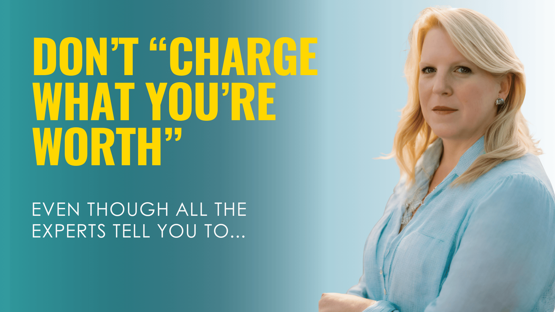 Why "Charge What You're Worth" Is Quietly Destroying Your Coaching Business
