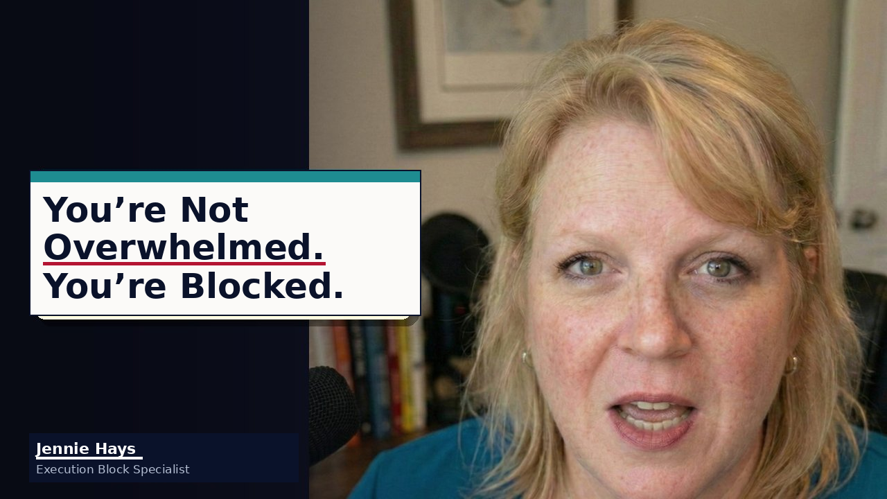 Why Overwhelm Is a Revenue Leak (And It's Not a Time Problem)