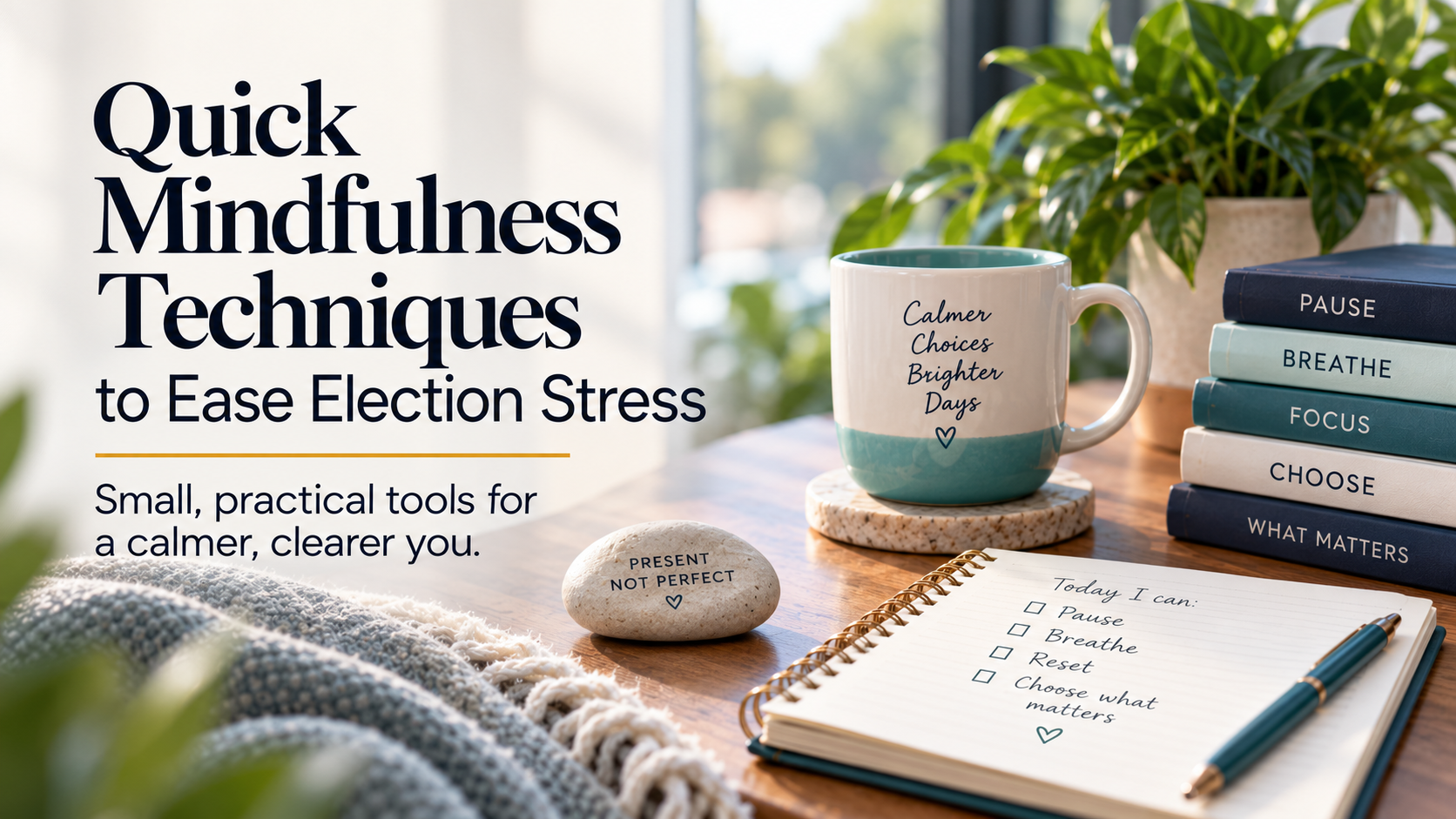 Quick Mindfulness Techniques to Ease Election Stress