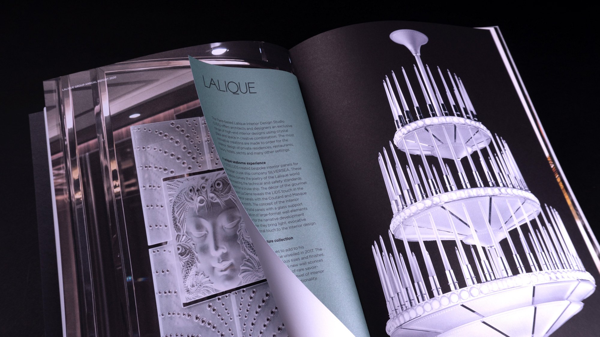 Lalique Annual Report 2020 abbreviated back cover