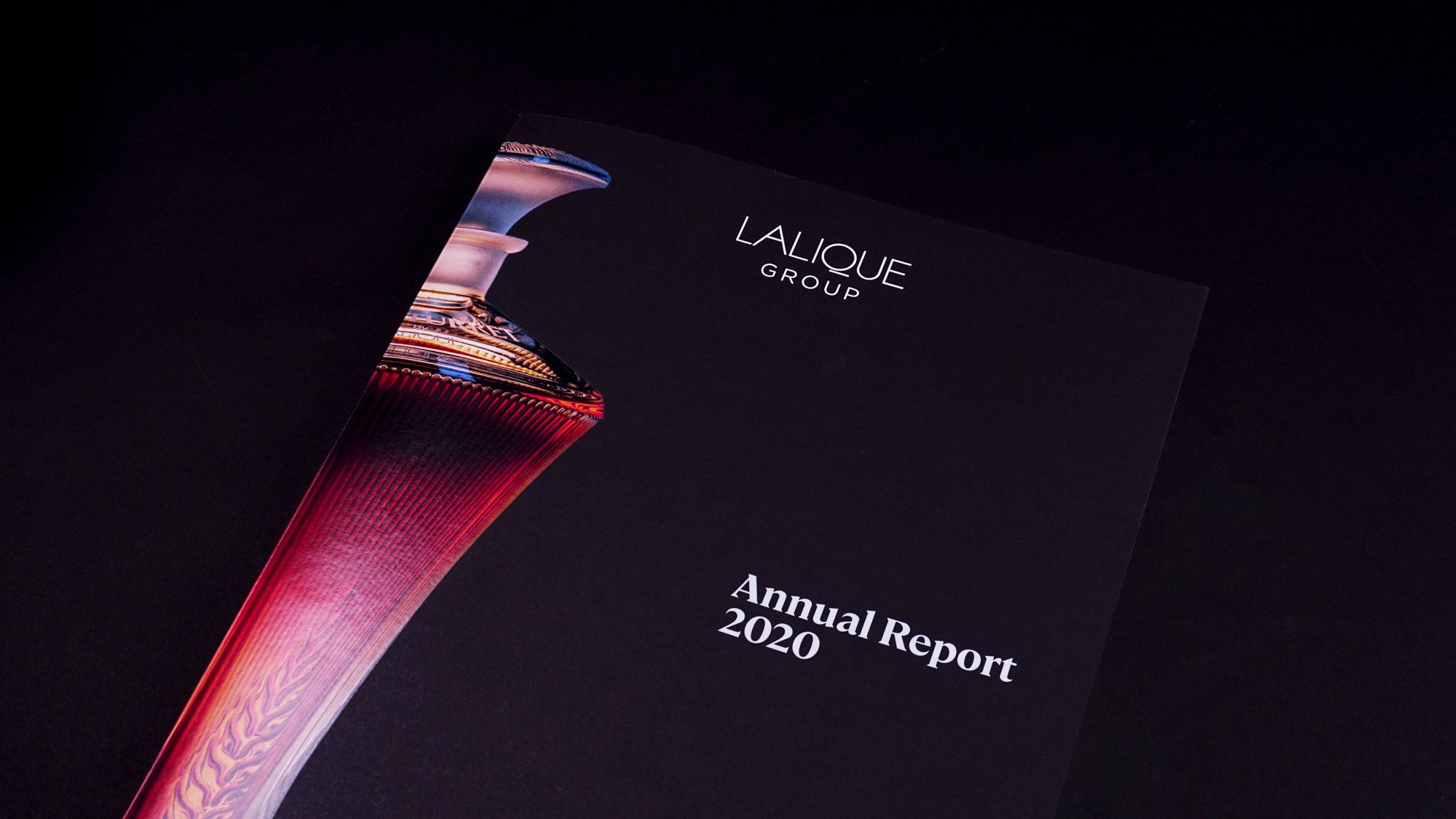 Couverture du rapport annuel 2020 de Lalique