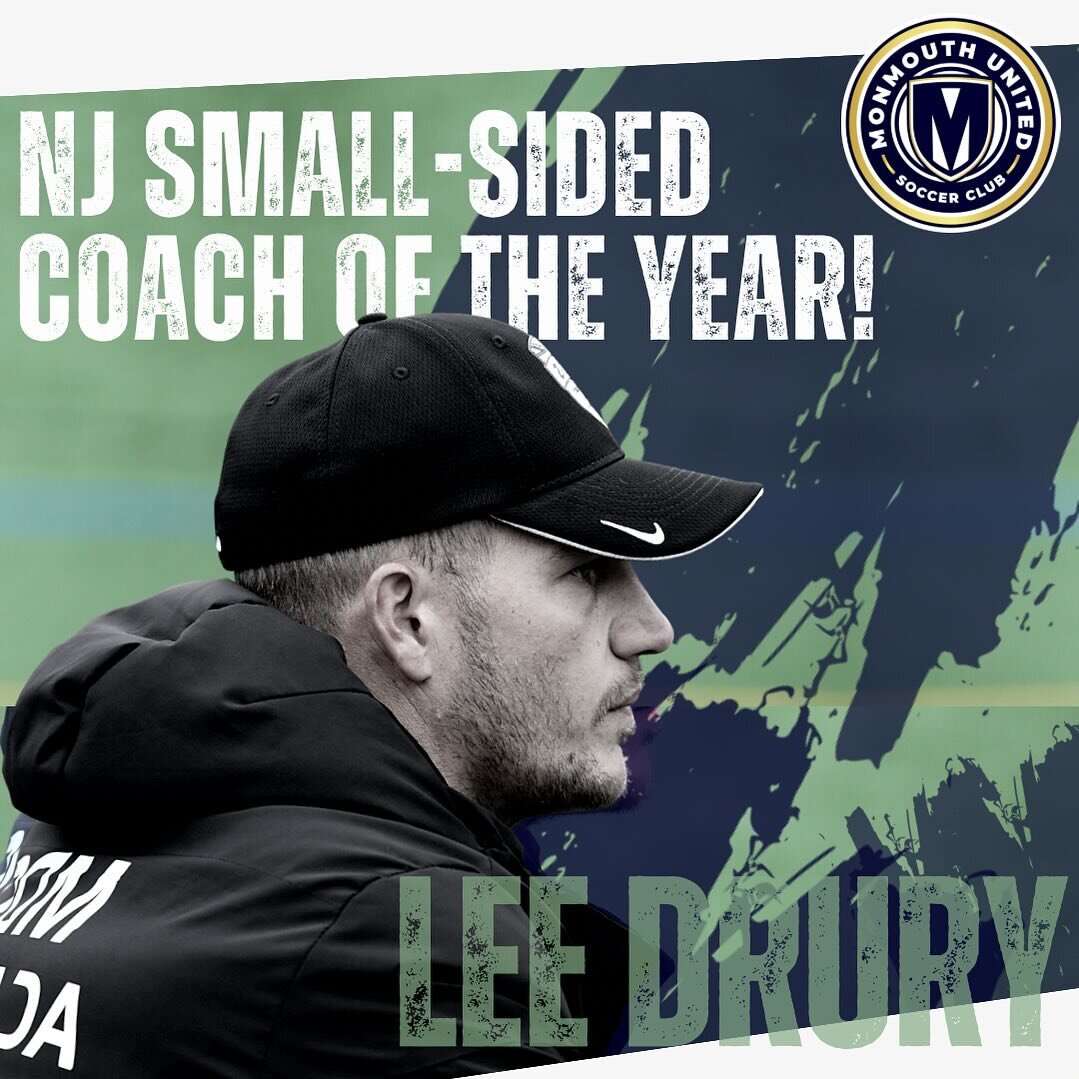 🏆 MASSIVE congrats to @coachleedrury for being honored as @edpsoccer&lsquo;s NJ Small-Sided Boys Coach of the Year!! Deserved!!

Congrats to all the other nominees and winners and thanks to EDP for putting our guy on your short list. Let&rsquo;s kee