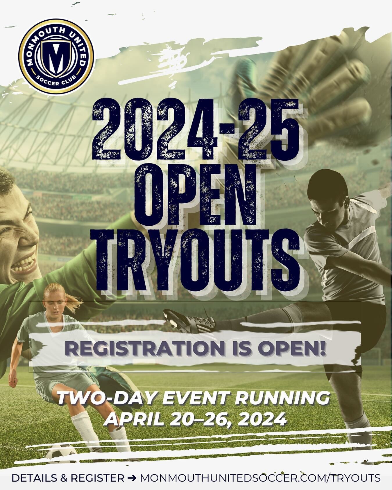 It&rsquo;s miserable out 🌧️. Your kids&rsquo; games were canceled 🚫. You feel a youth soccer void deep in your soul 💔. That in mind, we&rsquo;ve opened tryouts registration today JUST FOR YOU‼️ So pick yourself up, get registered and we&rsquo;ll s
