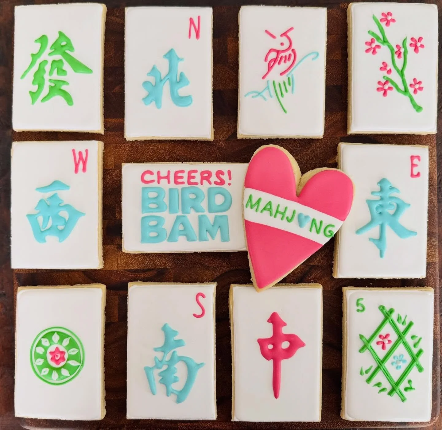 A lil&rsquo; fun with cookies and Mahjong 🀄️ 

#saltedsweetsbykeely
#woodstockgabaker
#localcookier
#ForTheLoveOfCookies
#ForTheLoveofFun