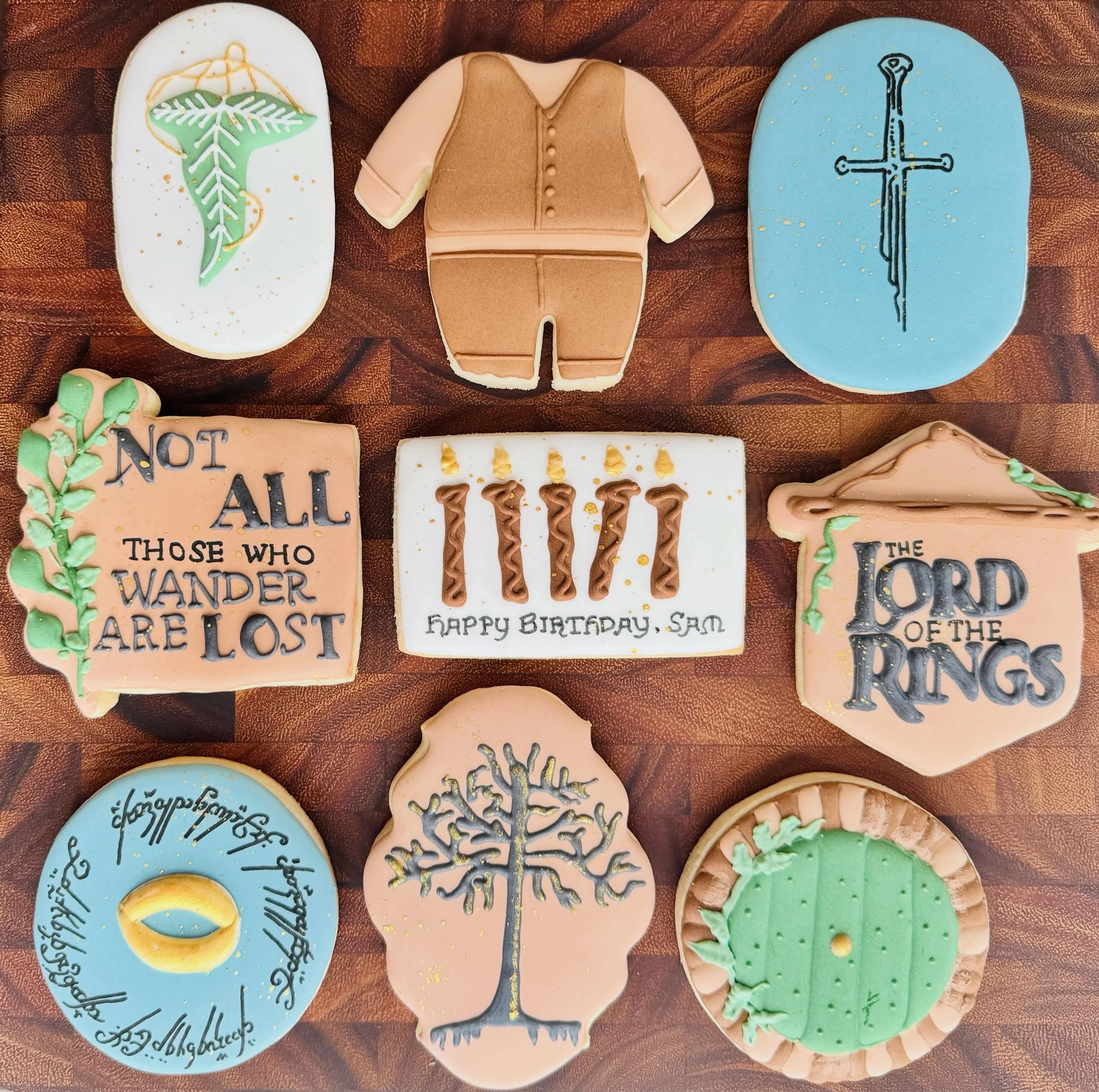 Happy birthday to Sam!!! We love you! 

#saltedsweetsbykeely
#woodstockgabaker
#localcookier
#fortheloveofbirthdays
#fortheloveofcookies