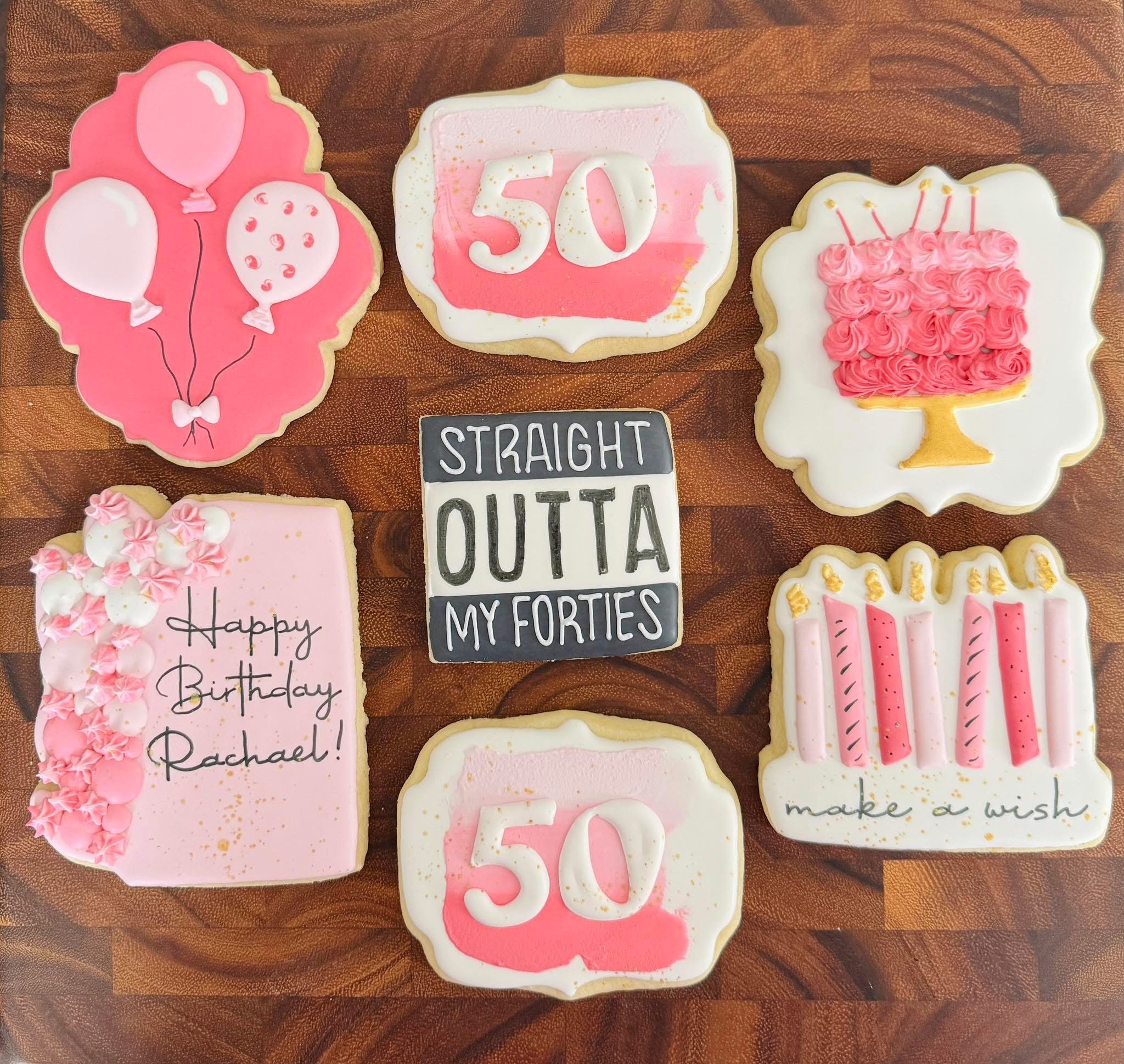 50th birthday pink