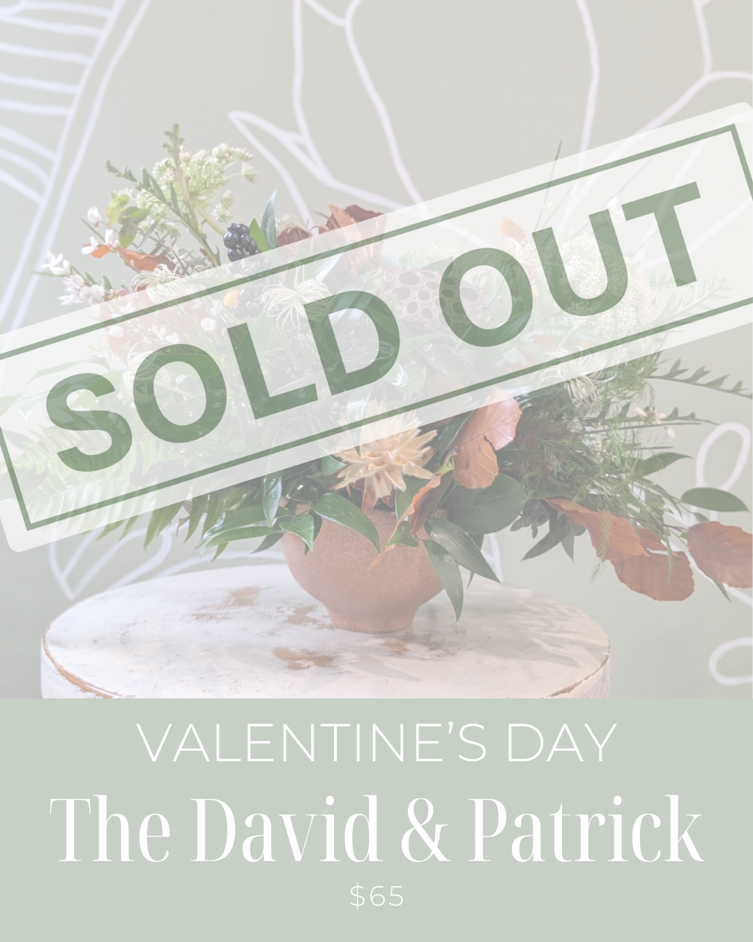 The David & Patrick - Valentine's Arrangement