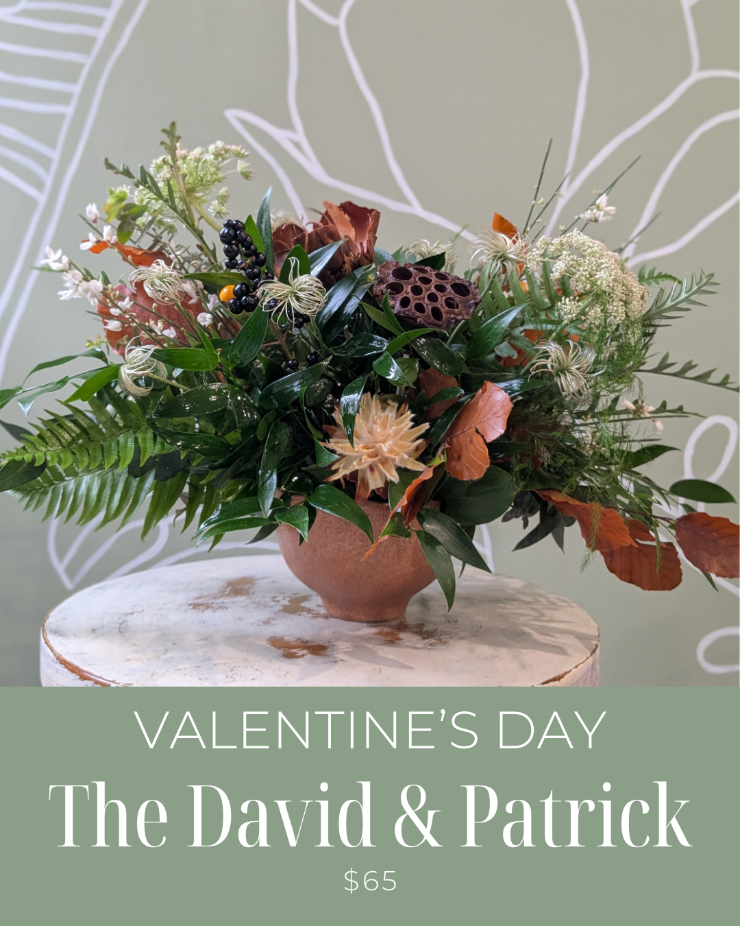 The David & Patrick - Valentine's Arrangement
