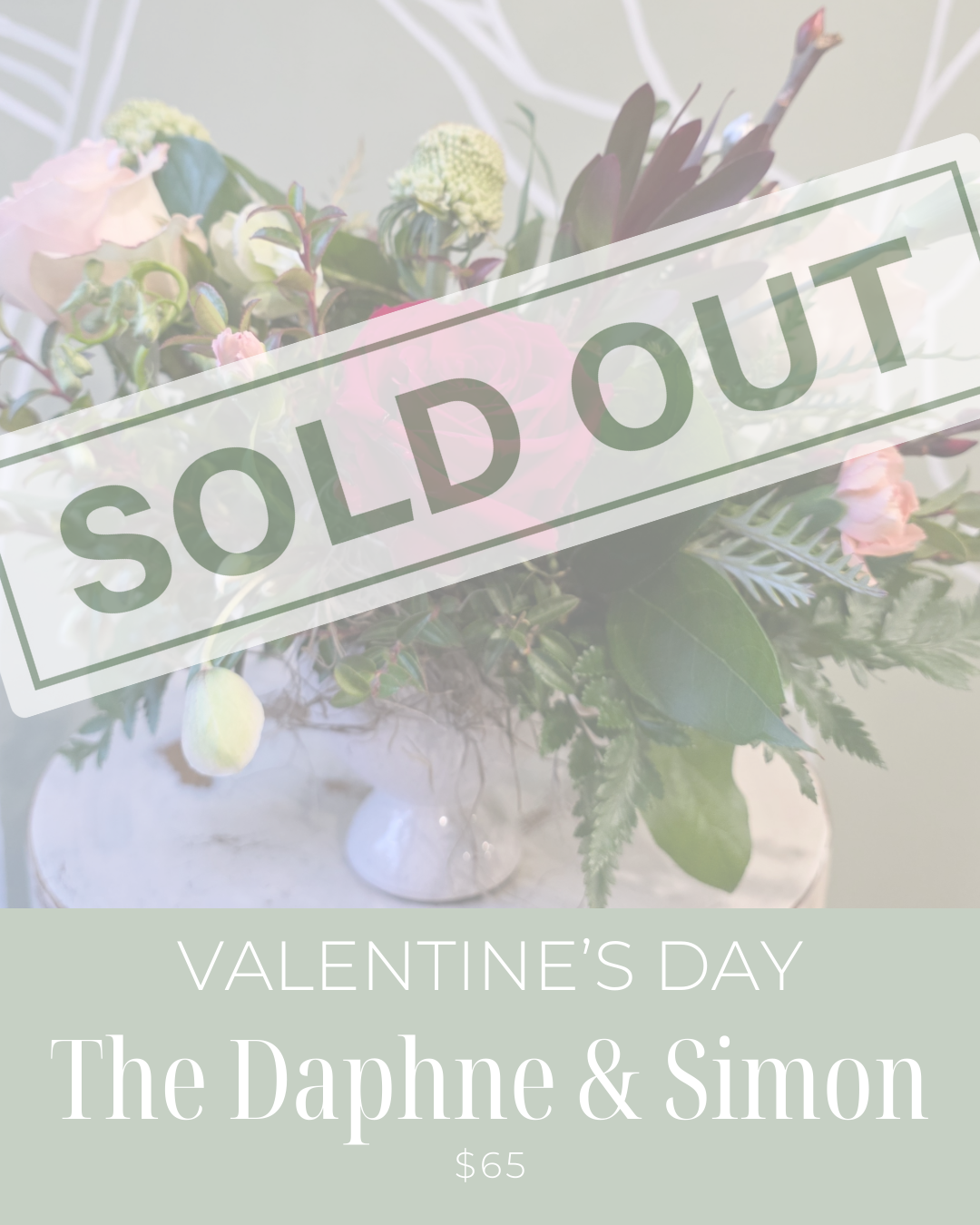 The Daphne & Simon - Valentine's Arrangement