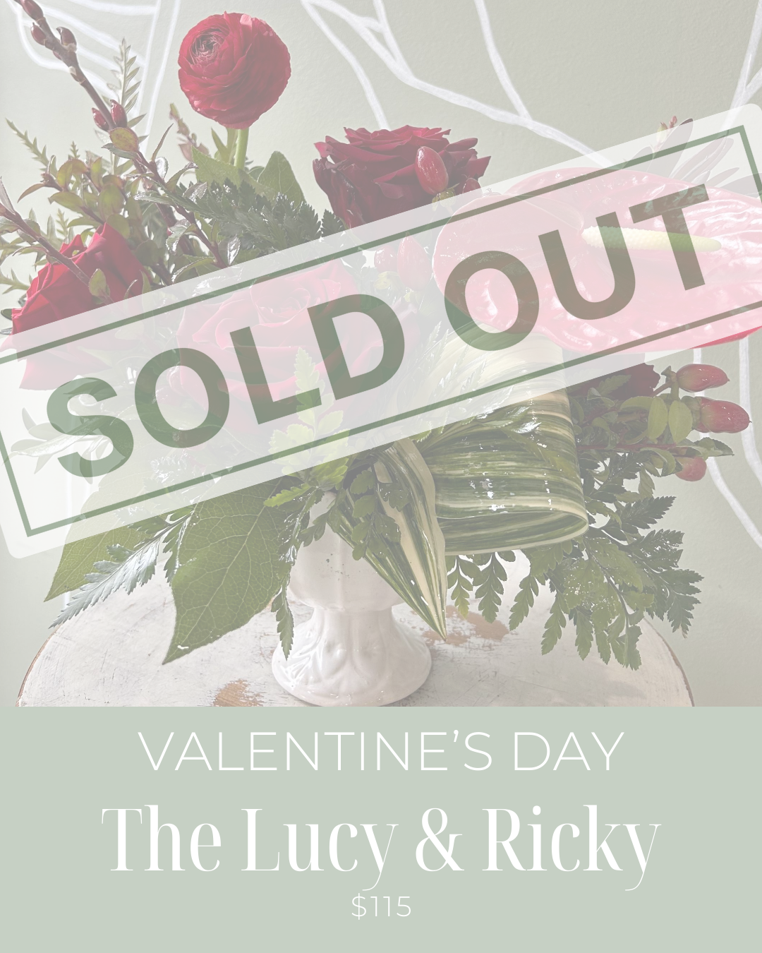 The Lucy & Ricky - Valentine's Arrangement