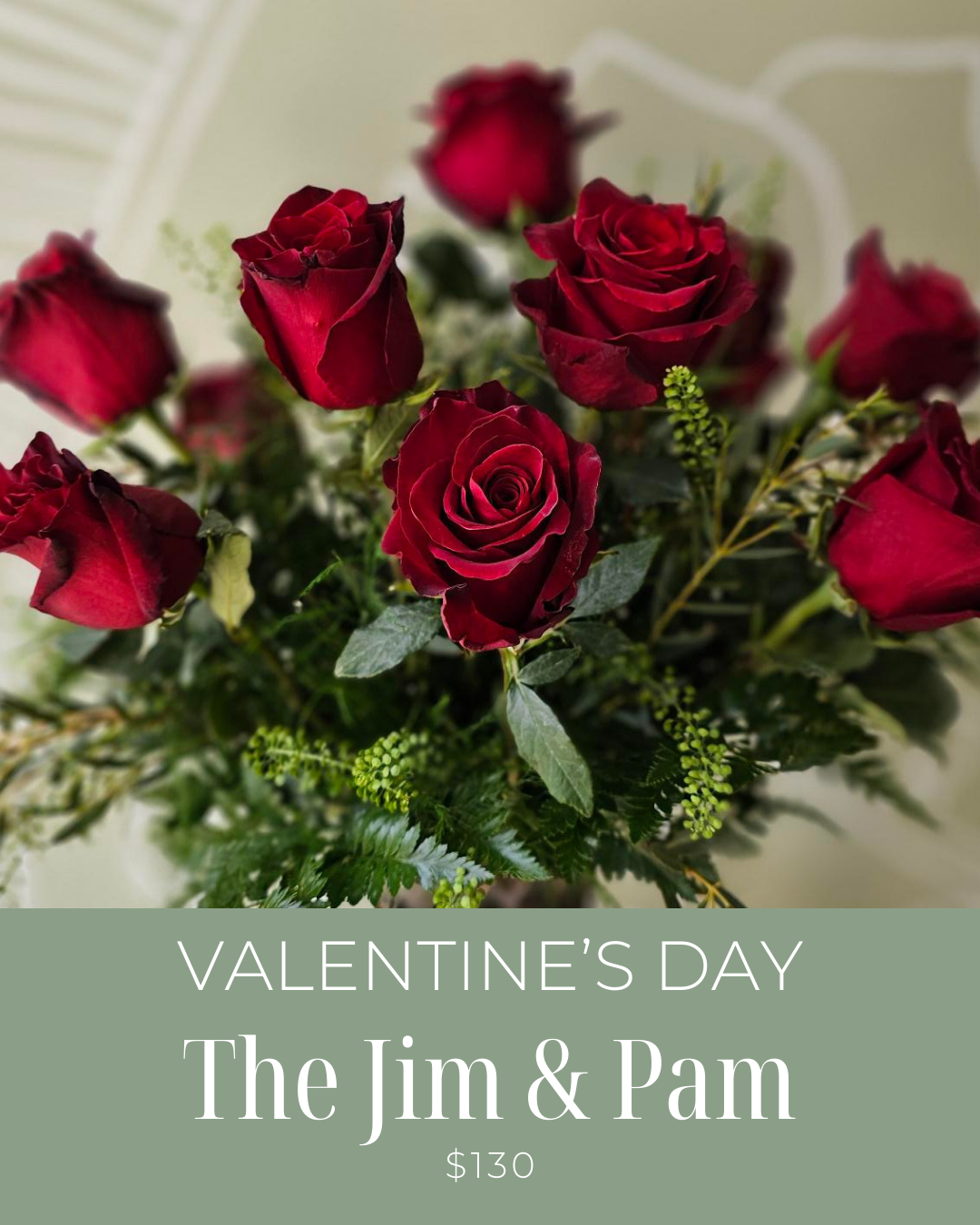 The Jim & Pam - Valentine's Arrangement