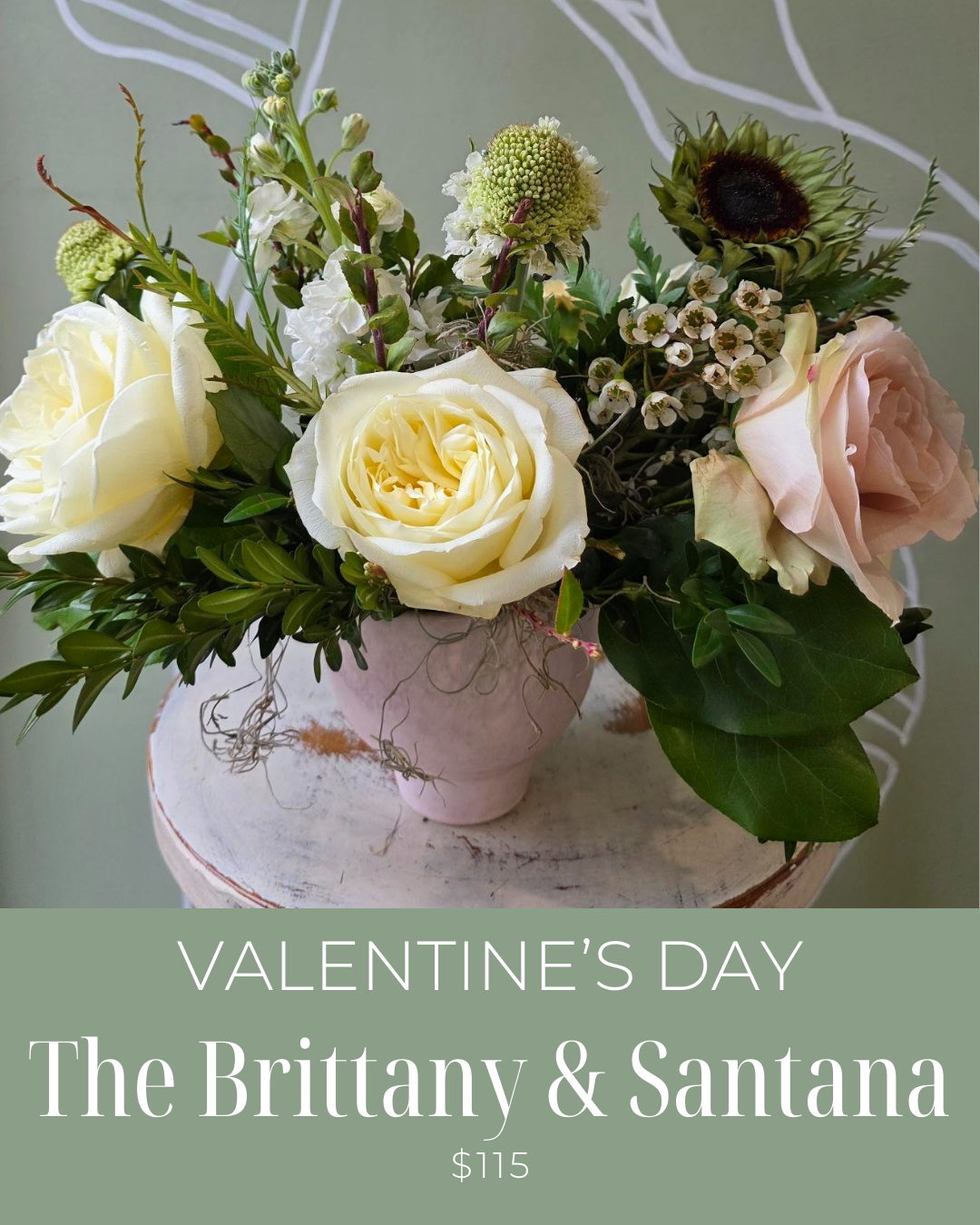 The Brittany & Santana - Valentine's Arrangement
