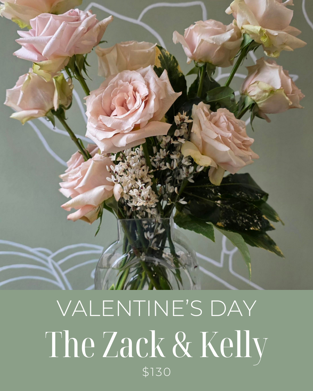 The Zack & Kelly - Valentine's Arrangement