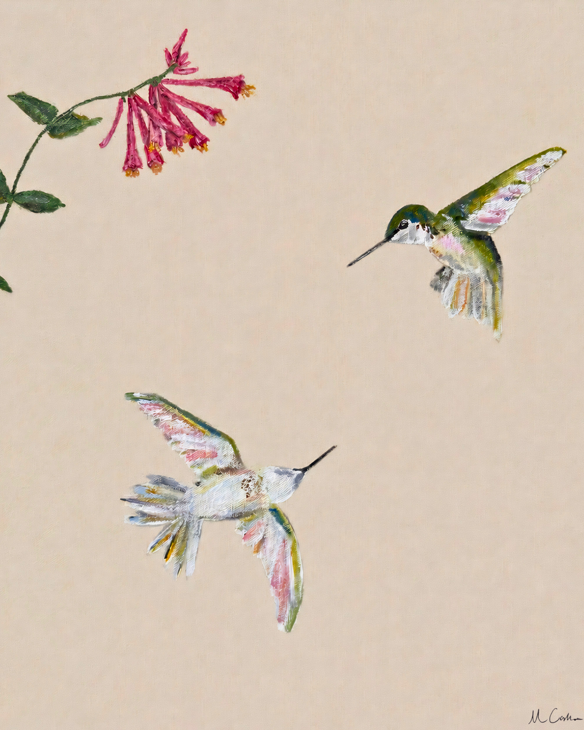 'In flight' print - 10x8 in