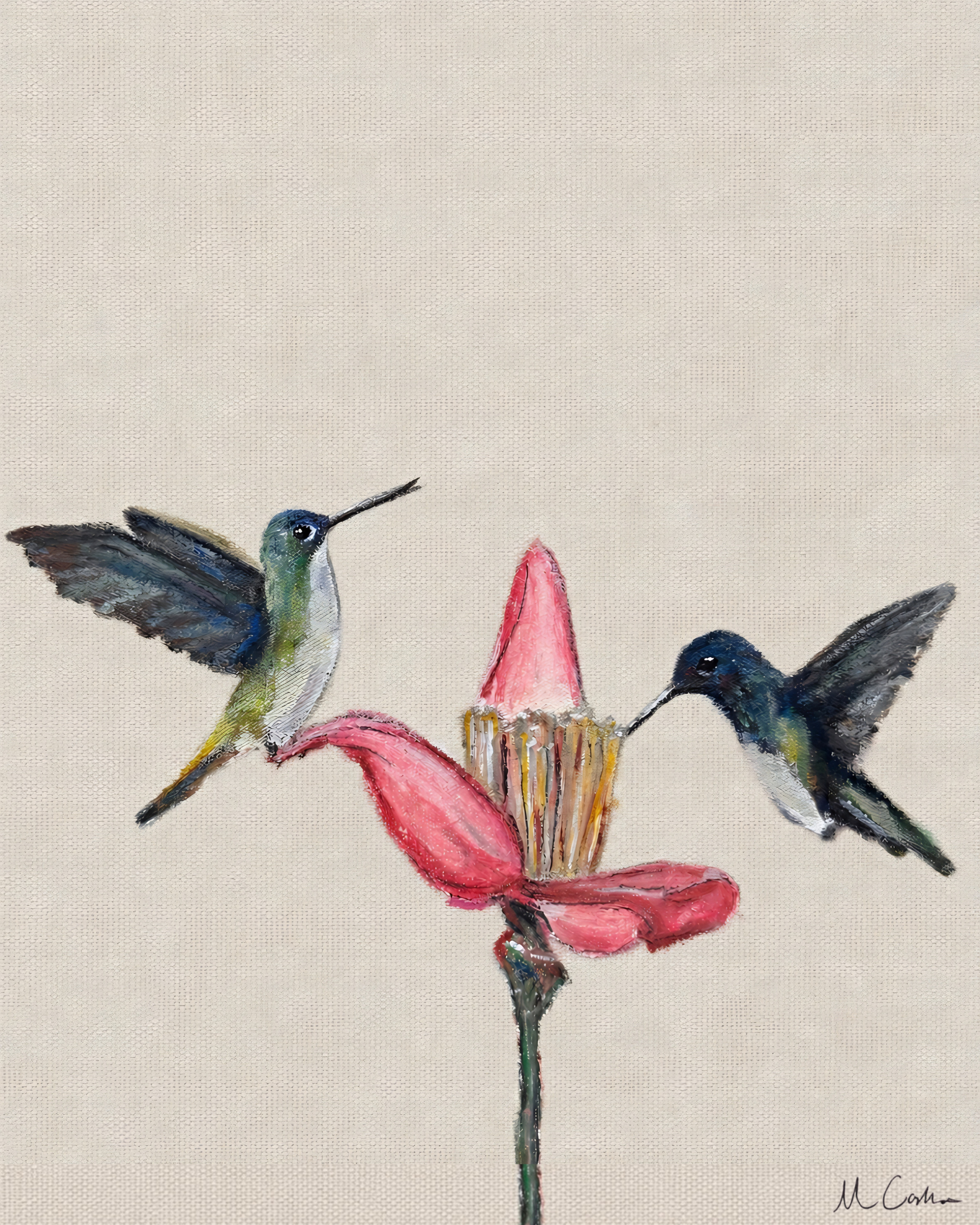 'At rest' print