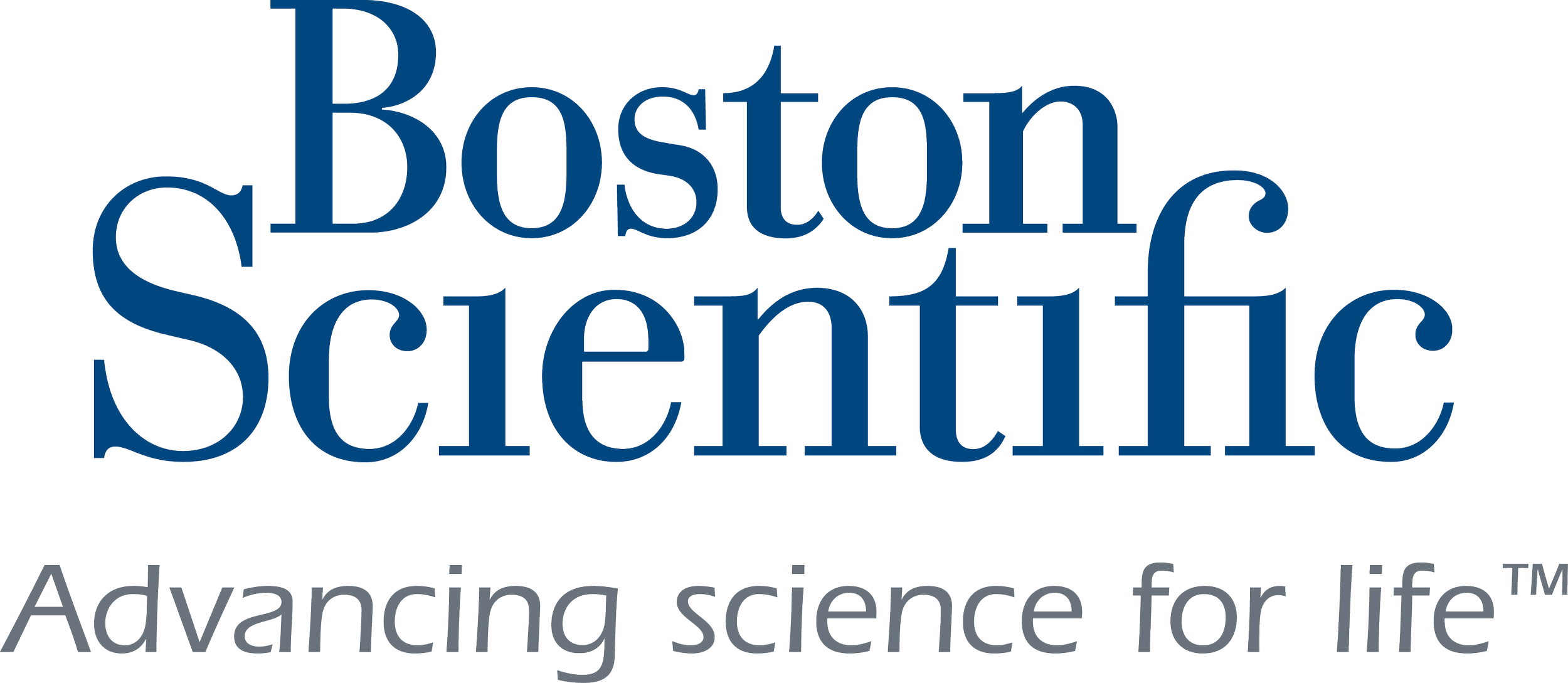 company logo for Boston Scientific