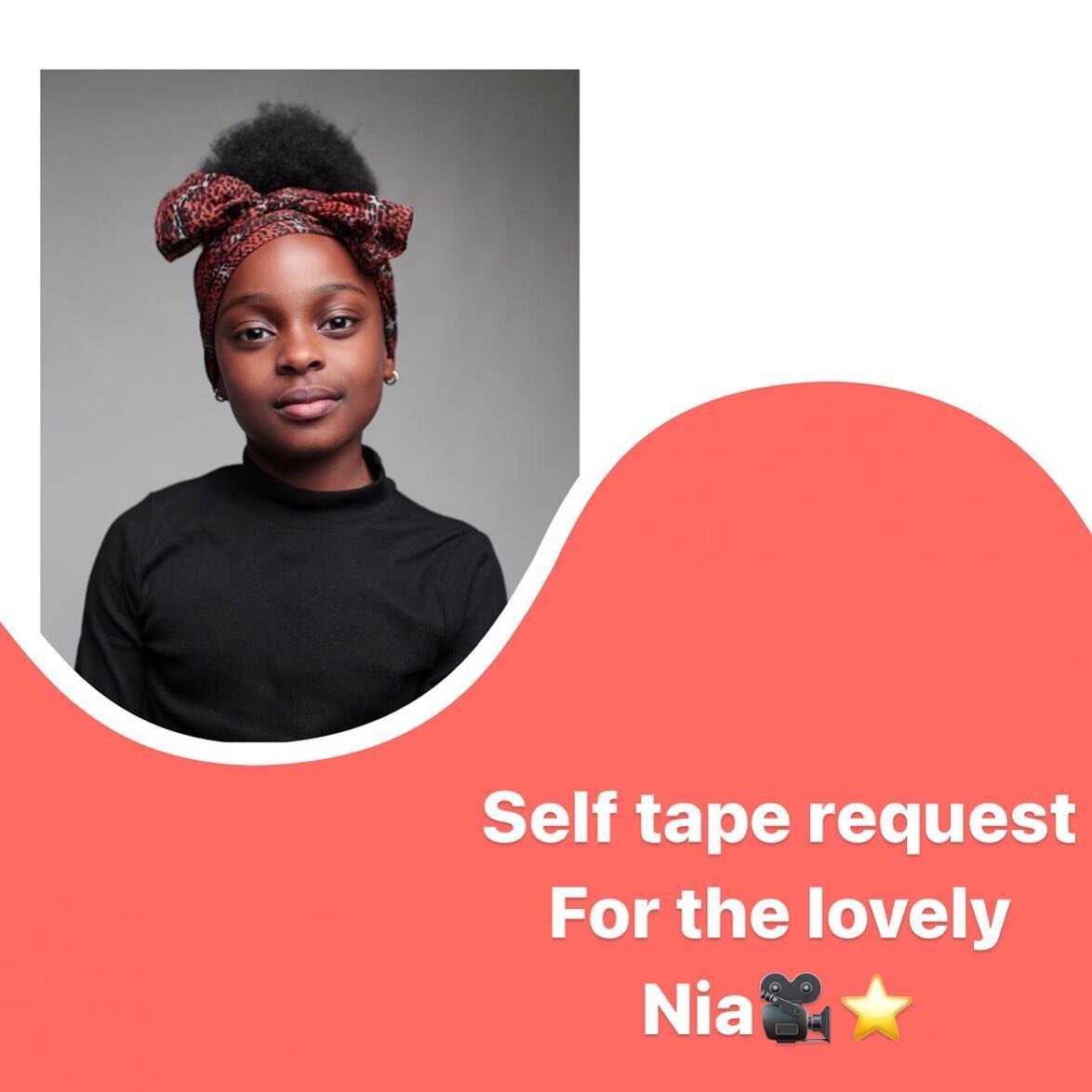 Well done to our @platinumtalentagency_ client NIA who sent off an excellent self tape today 🎥⭐️ #platinumtalentagency #actress #performer #talentedkids