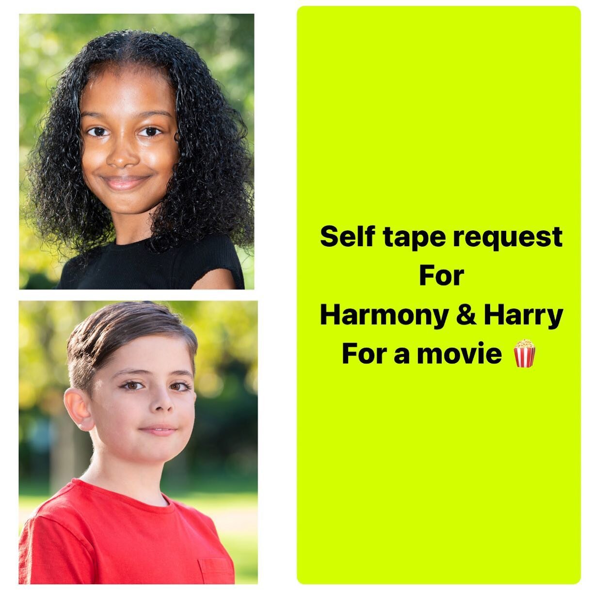 Excellent self tape for a very exciting movie 🍿 sent off this week for our @platinumtalentagency_  clients HARMONY &amp; HARRY ⭐️ #platinumtalentagency #platinumperformingarts #talentedkids #christmas #movie #actor #actress #performer @platinumperfo