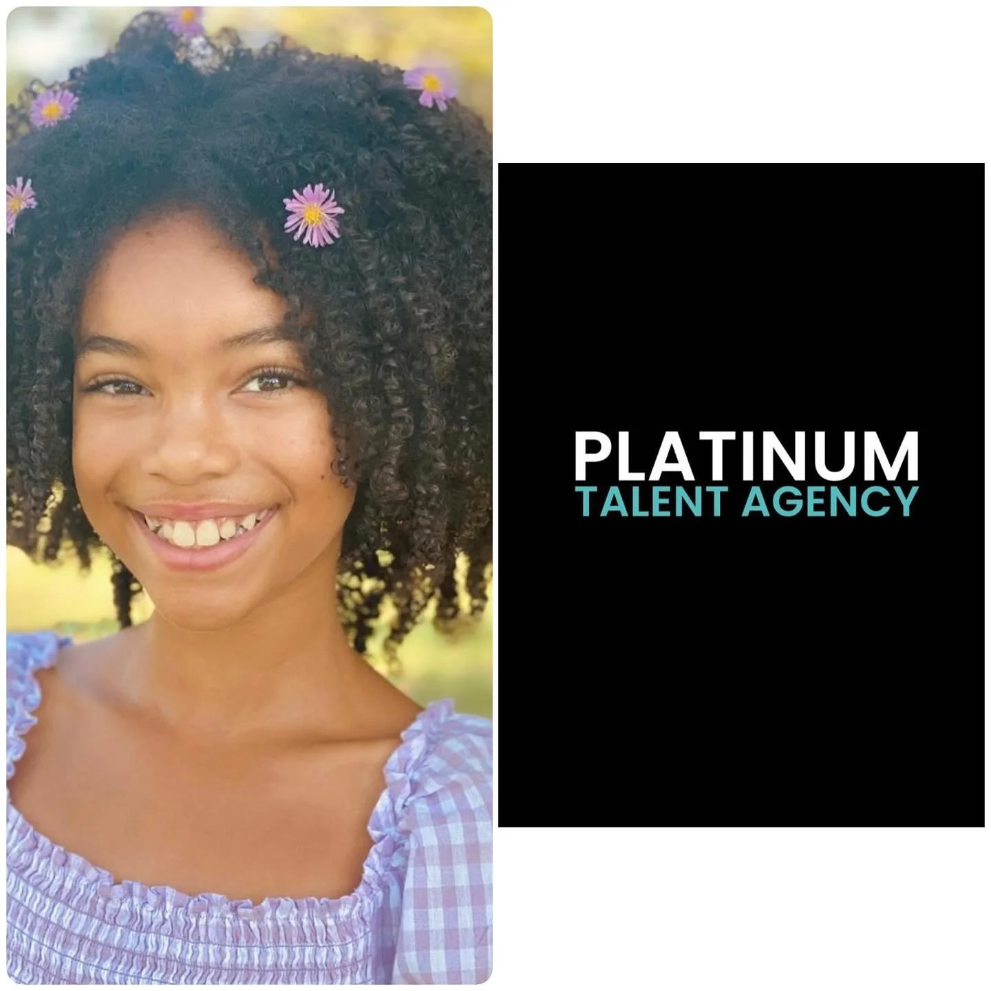 Big welcome to one of our newest @platinumtalentagency_ clients TIANNA . Shes has hit the ground running with self tapes and heavy pencils for numerous commercials, west end auditions and its only been a few months. Big things to come for this very t