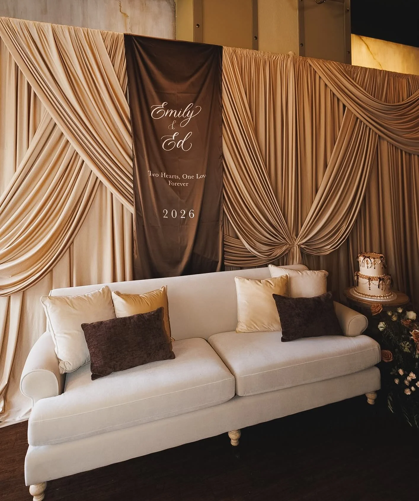 Love is brewing 🤍☕️💍🤎
For someone fueled by cold brew, this theme truly speaks to me.

Planner, Design, + Coordination: @eventful.byalexa 
Venue, Catering, + Staffing: @toastcoffeeandkitchen 
Photographer: @brookewalshphotography 
Florist: @clover