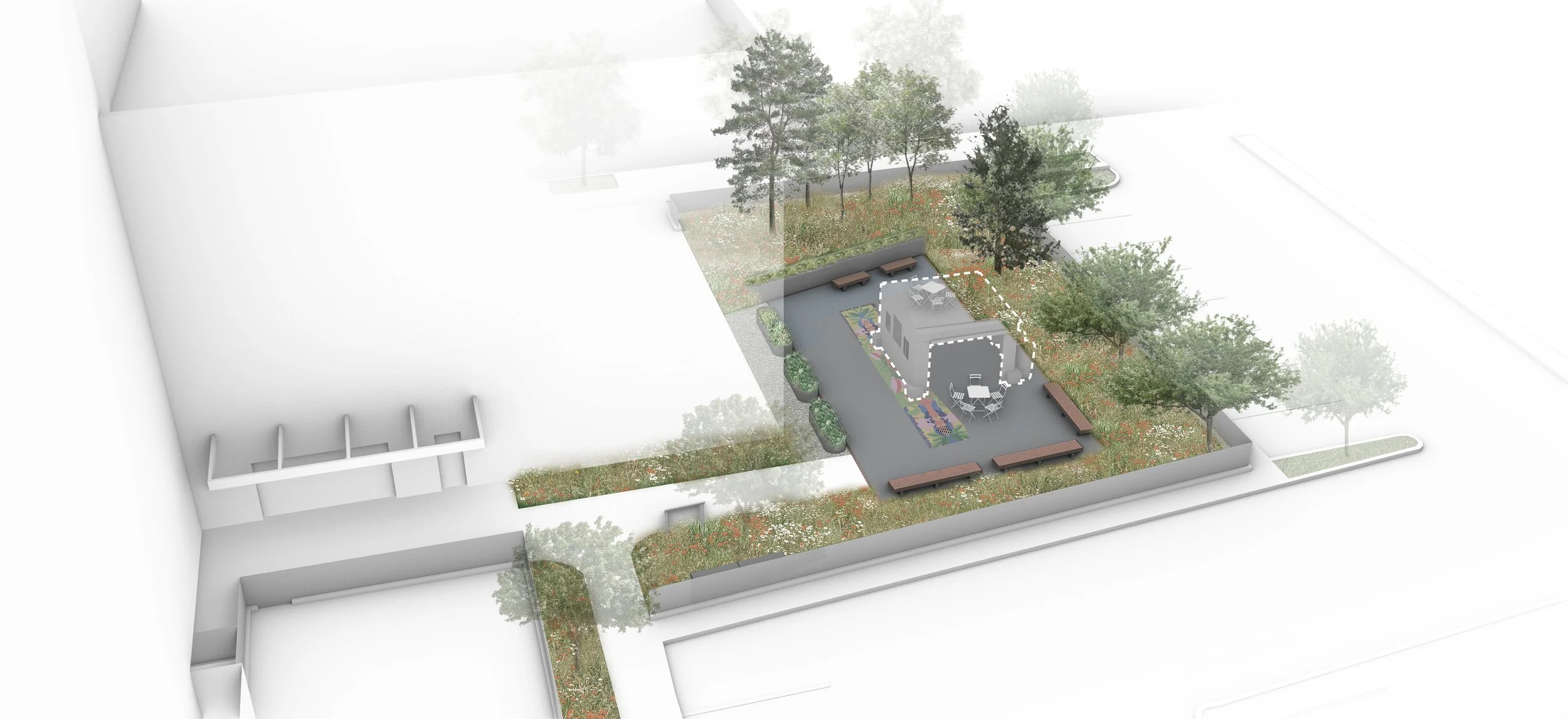 Palacio del Sol - Melrose courtyard