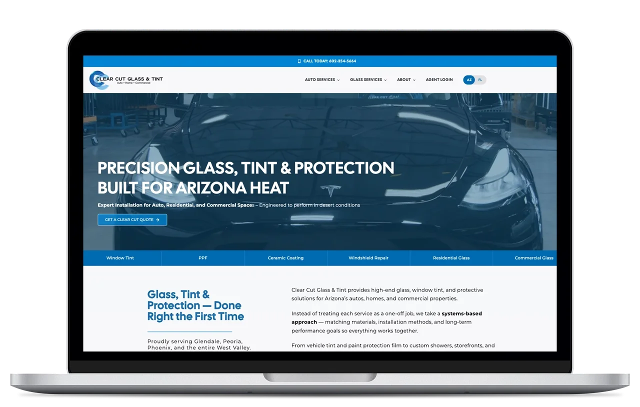 Clear Cut Glass & Tint
