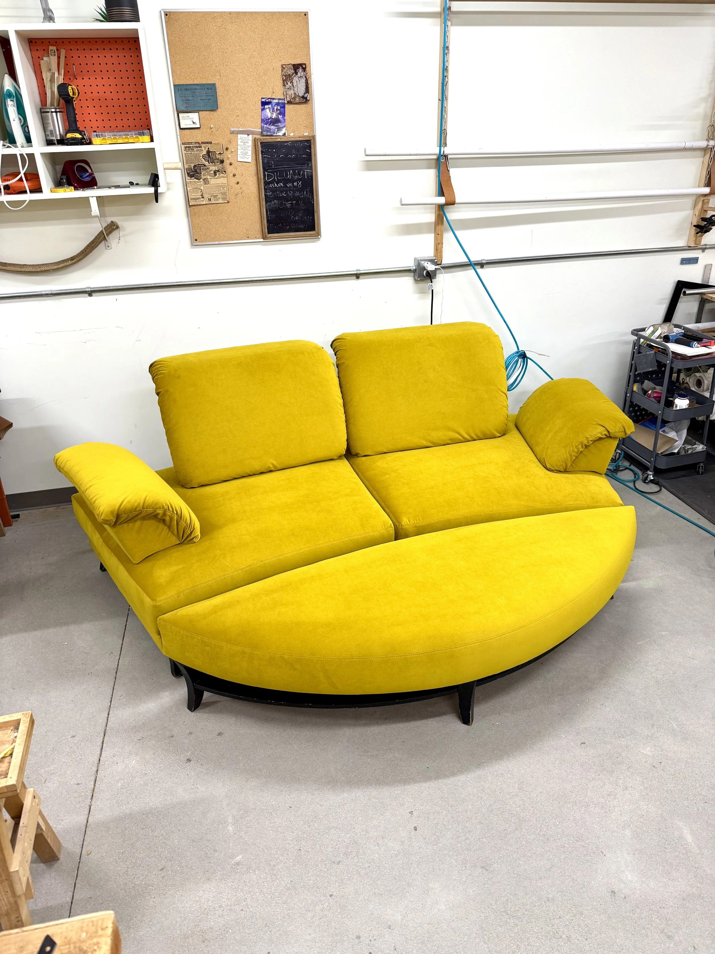 Projet Guy sofa Caméléon Foutu Tissu rembourrage