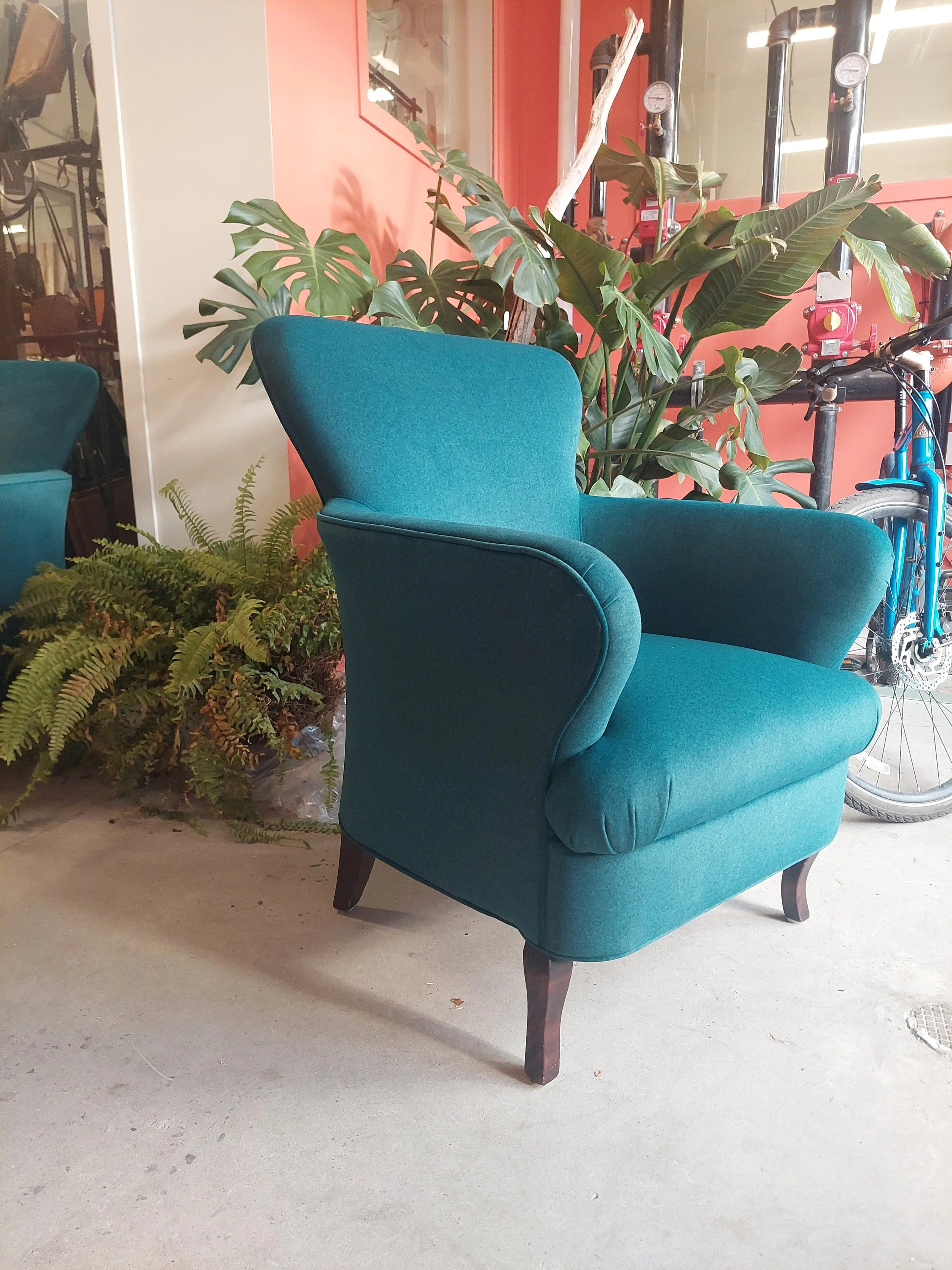 Fauteuil crapaud rembourrage Foutu Tissu