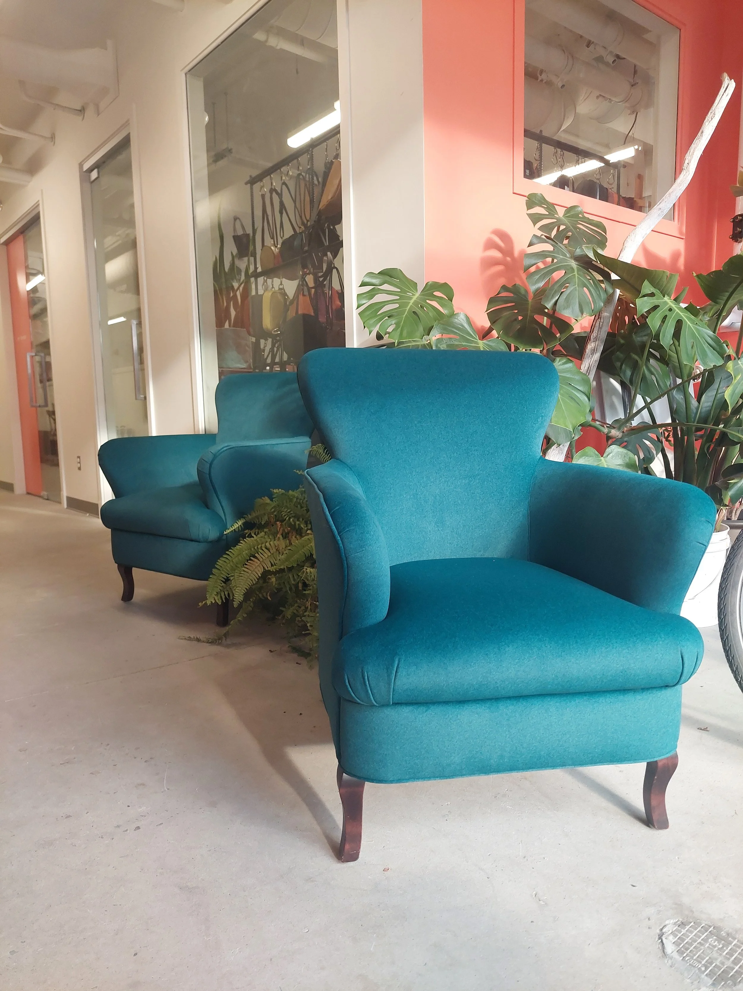 Fauteuil crapaud rembourrage Foutu Tissu
