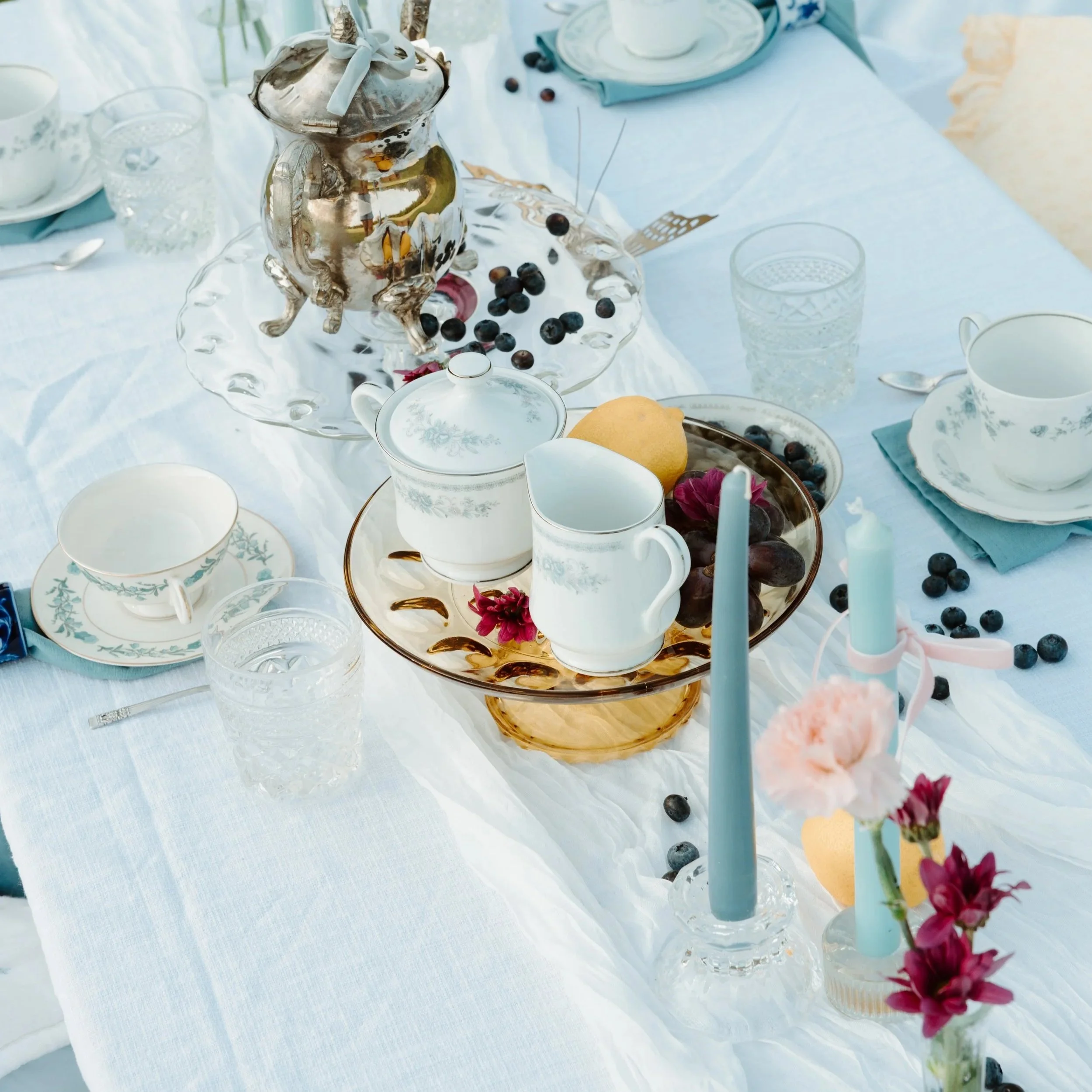 Honey Thumbprint Cake Stand