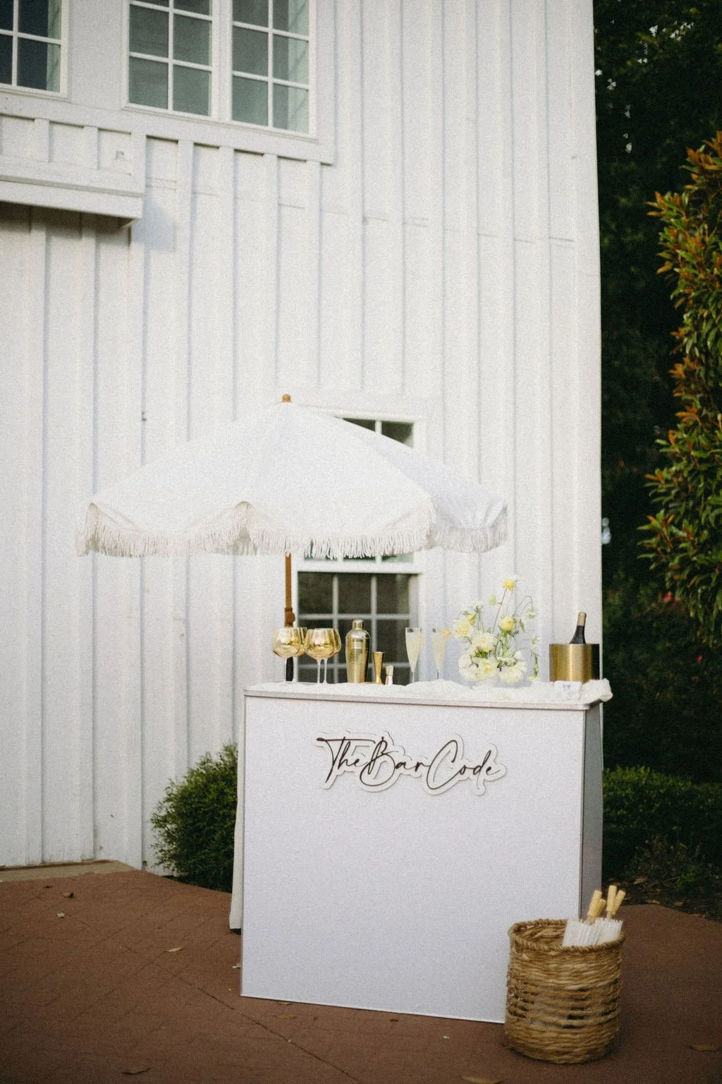 Pearl Fringe Umbrella