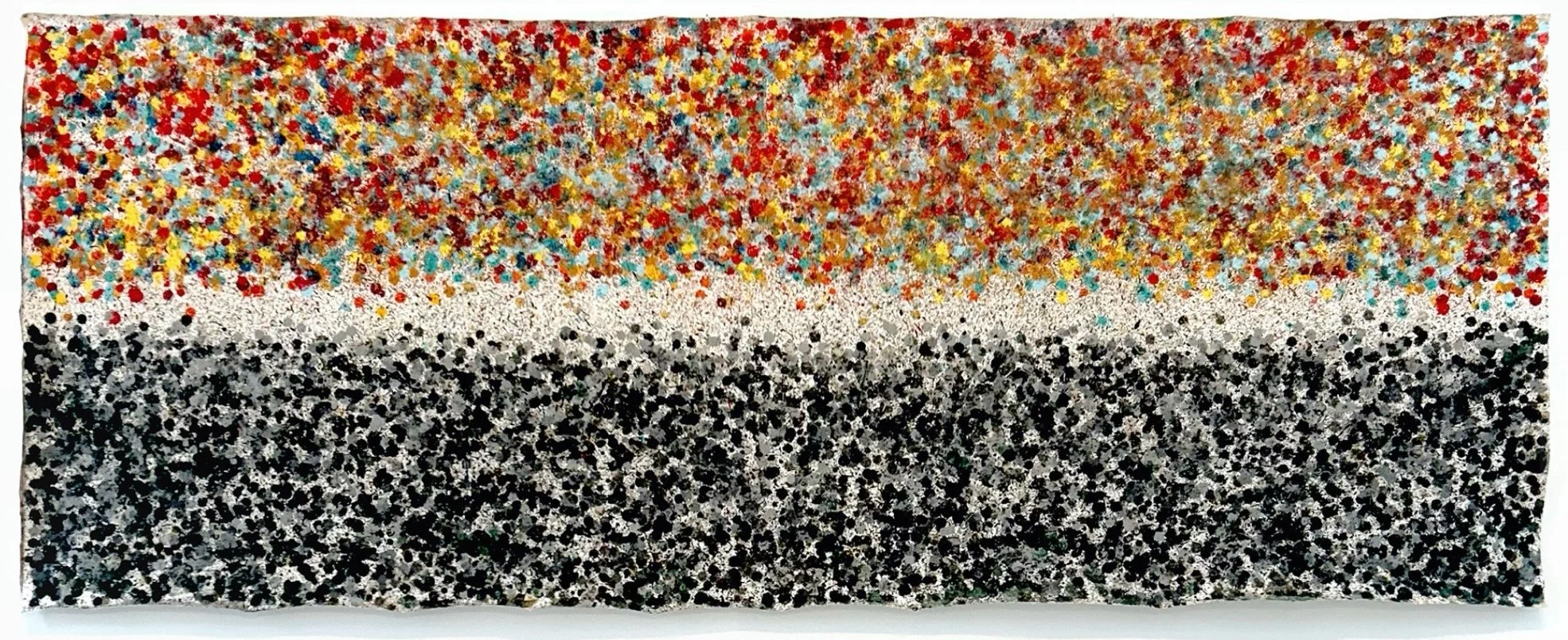 The Great Divide, Acrylique sur canevas, 35” x 90”,  CAD 4,800 $
