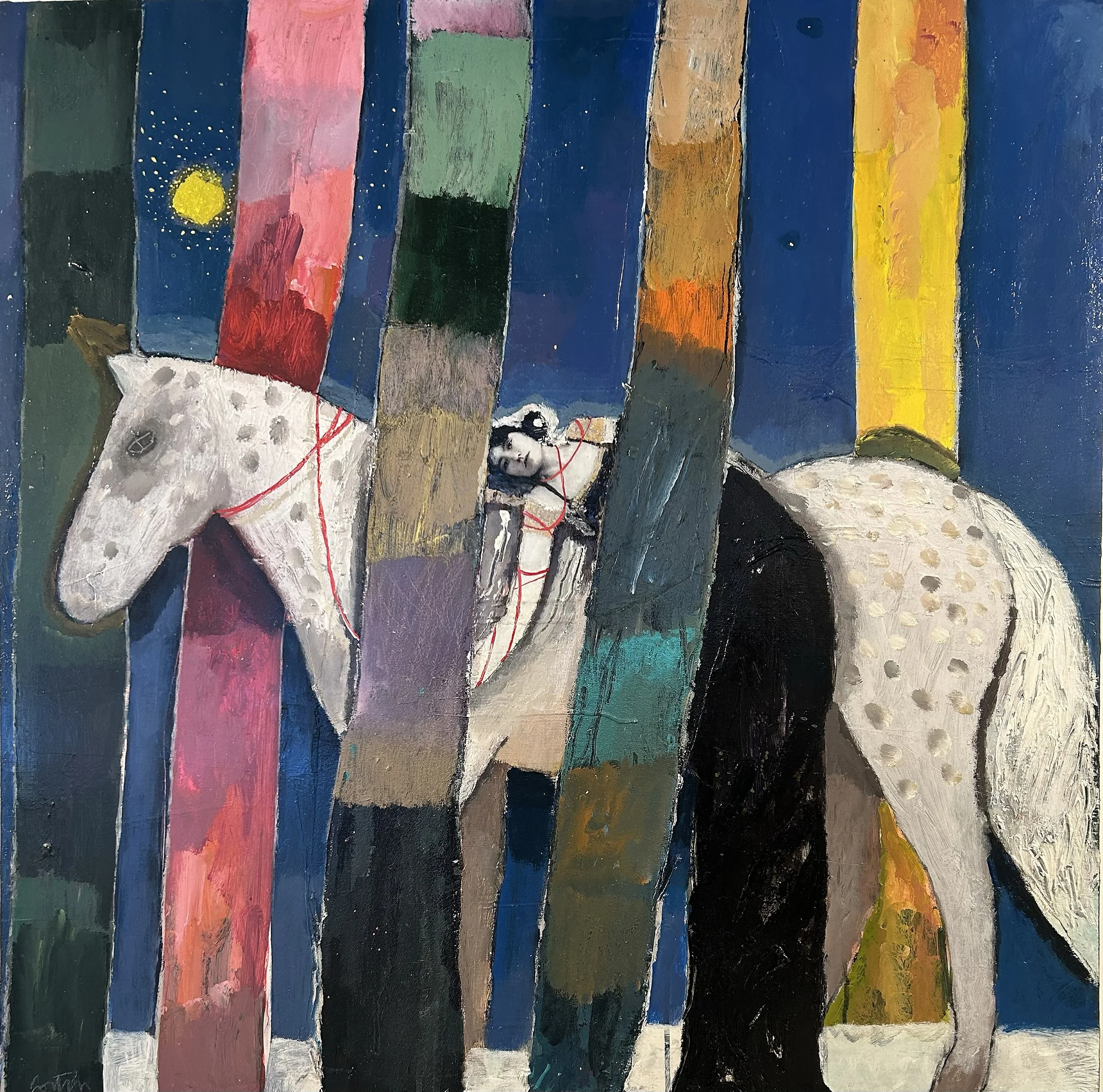 Dors dans mes bras, 36" x 36", CAD 4,320 $