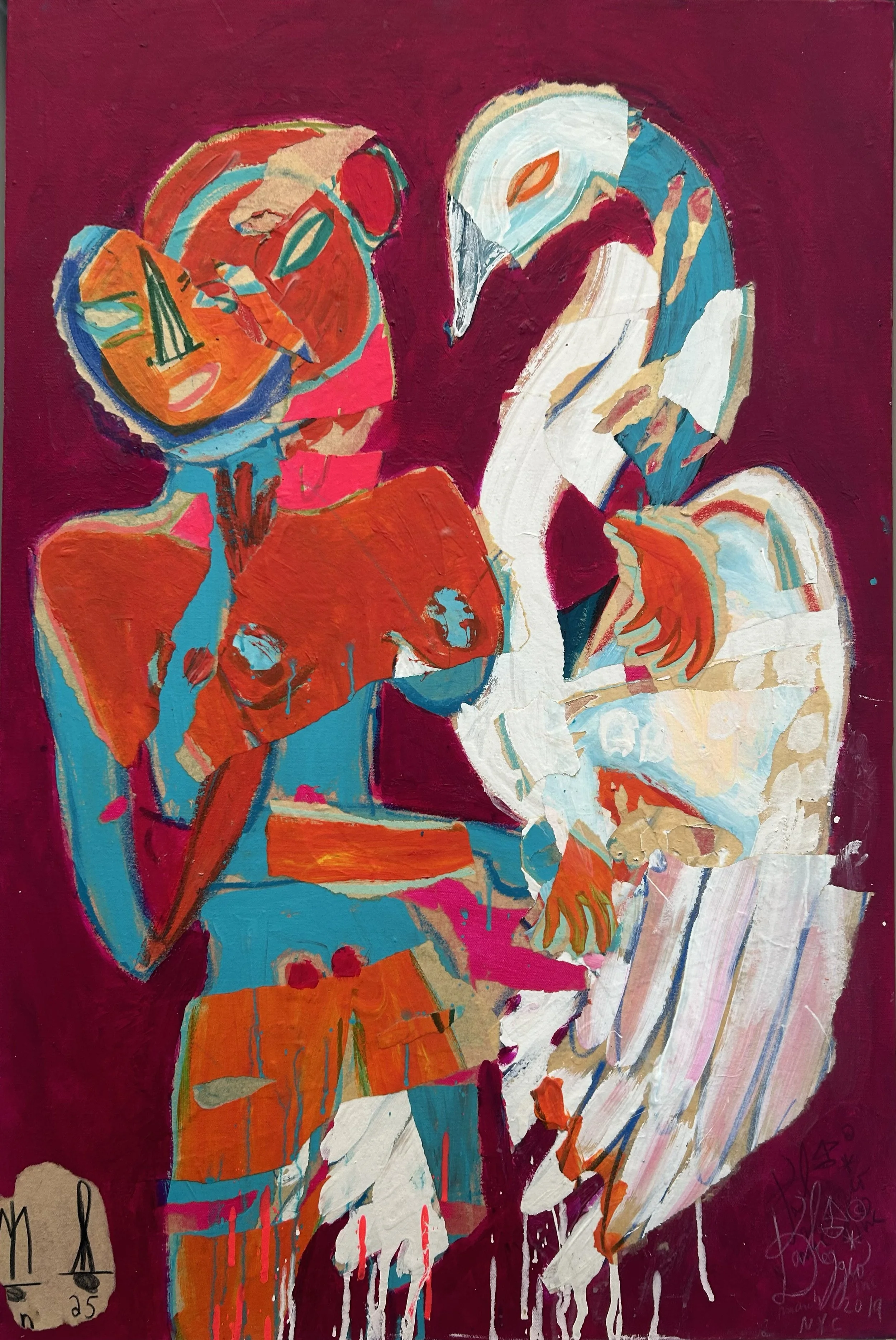 Mythologia Libre No 27 (Series of 28)
24 X 36 in. / 61 X 92 cm (vendue)