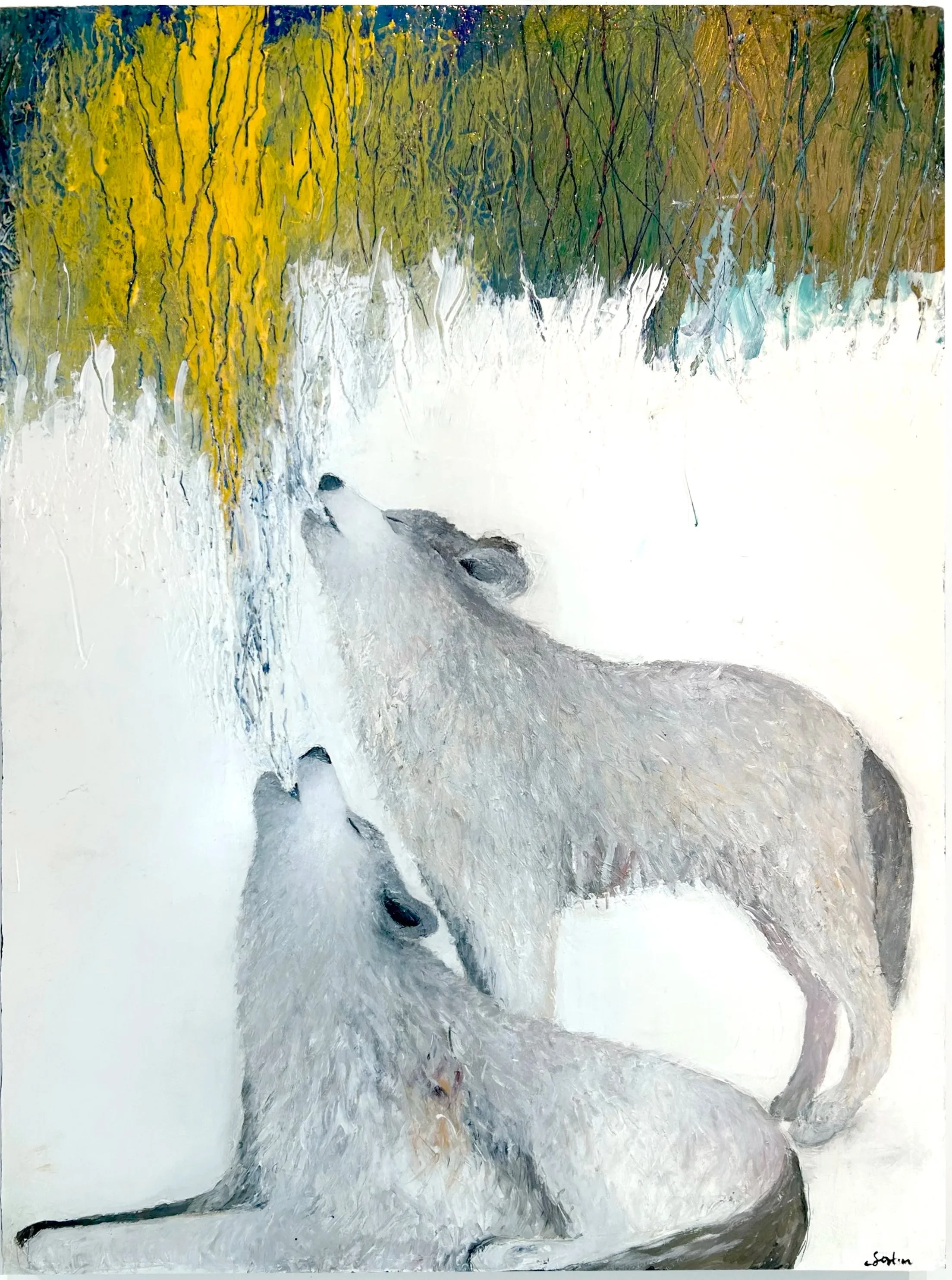 Langage amoureux V, 48" x 36", CAD 5,400 $