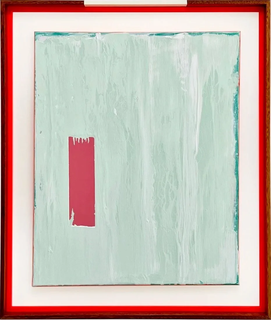 Miami Disco, Techniques mixtes sur sur canvas, Mixed media on canvas, 62 x 52 cm / 24,5" x 20,5"