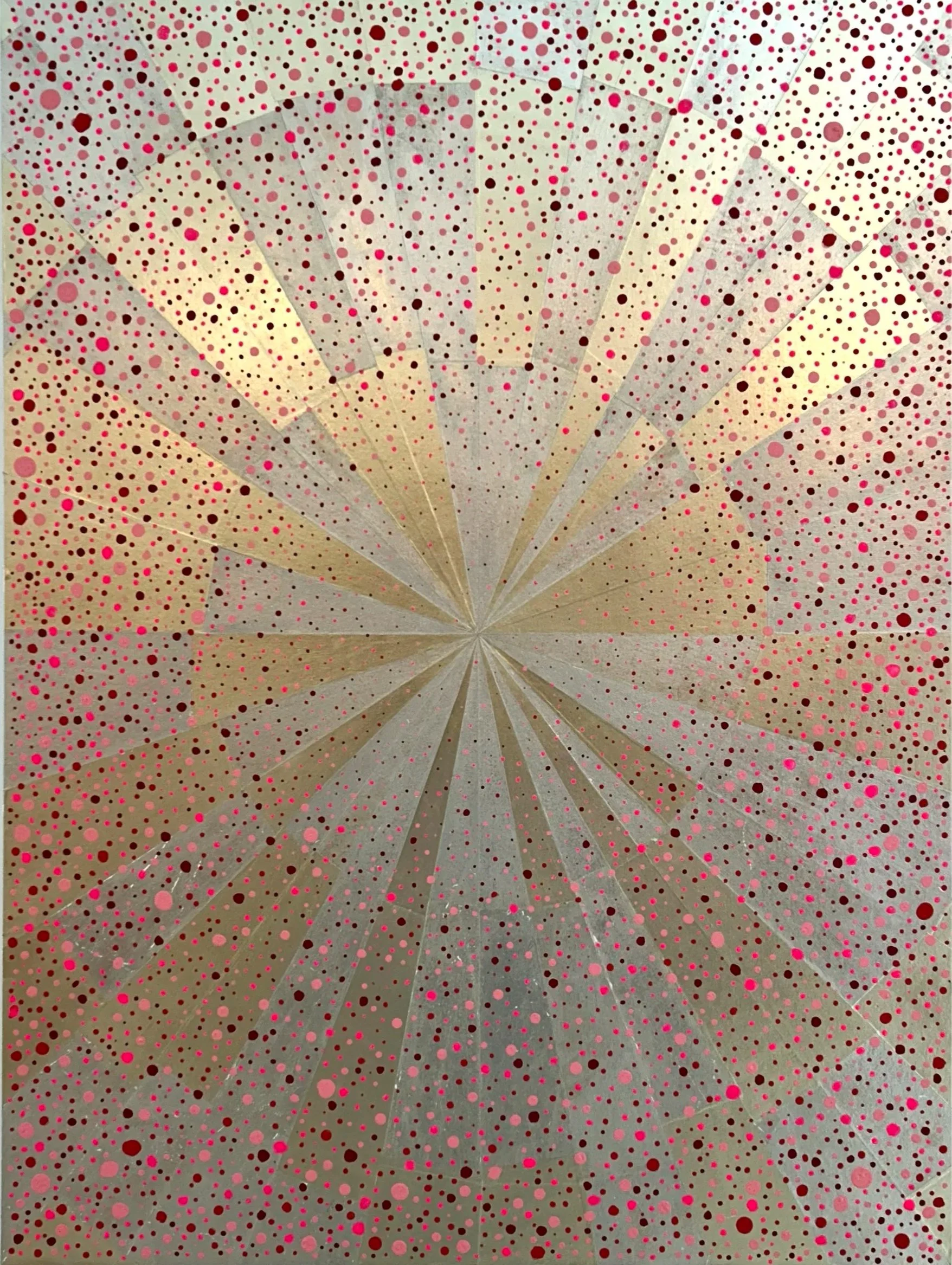 Endless Love,  Acrylique et collage sur panneau, 48” x 36”, CAD 3,400 $