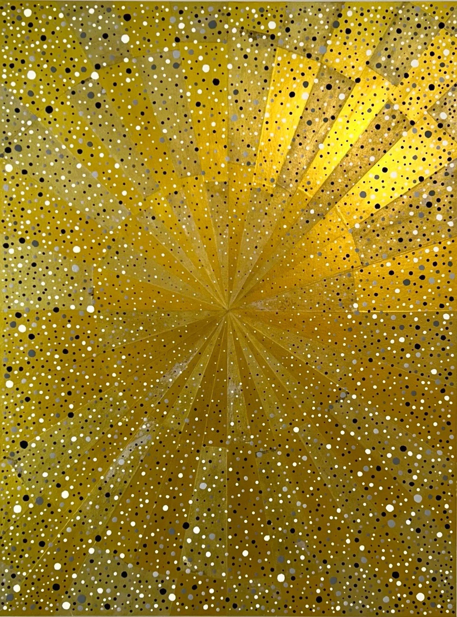 Infinite Love,  Acrylique et collage sur panneau, 48” x 36”, CAD 3,400 $