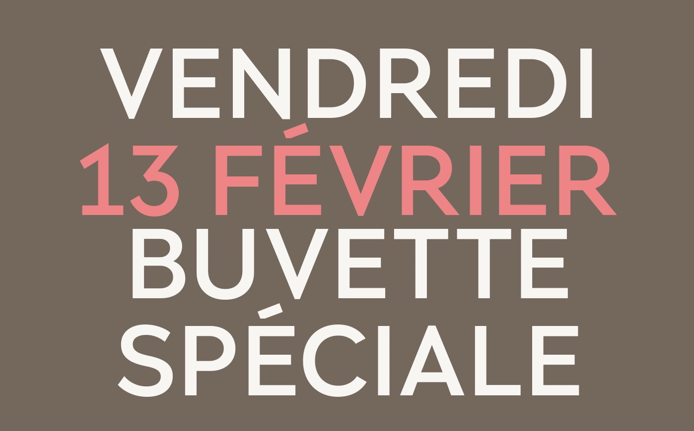 Buvette Spéciale 13 février