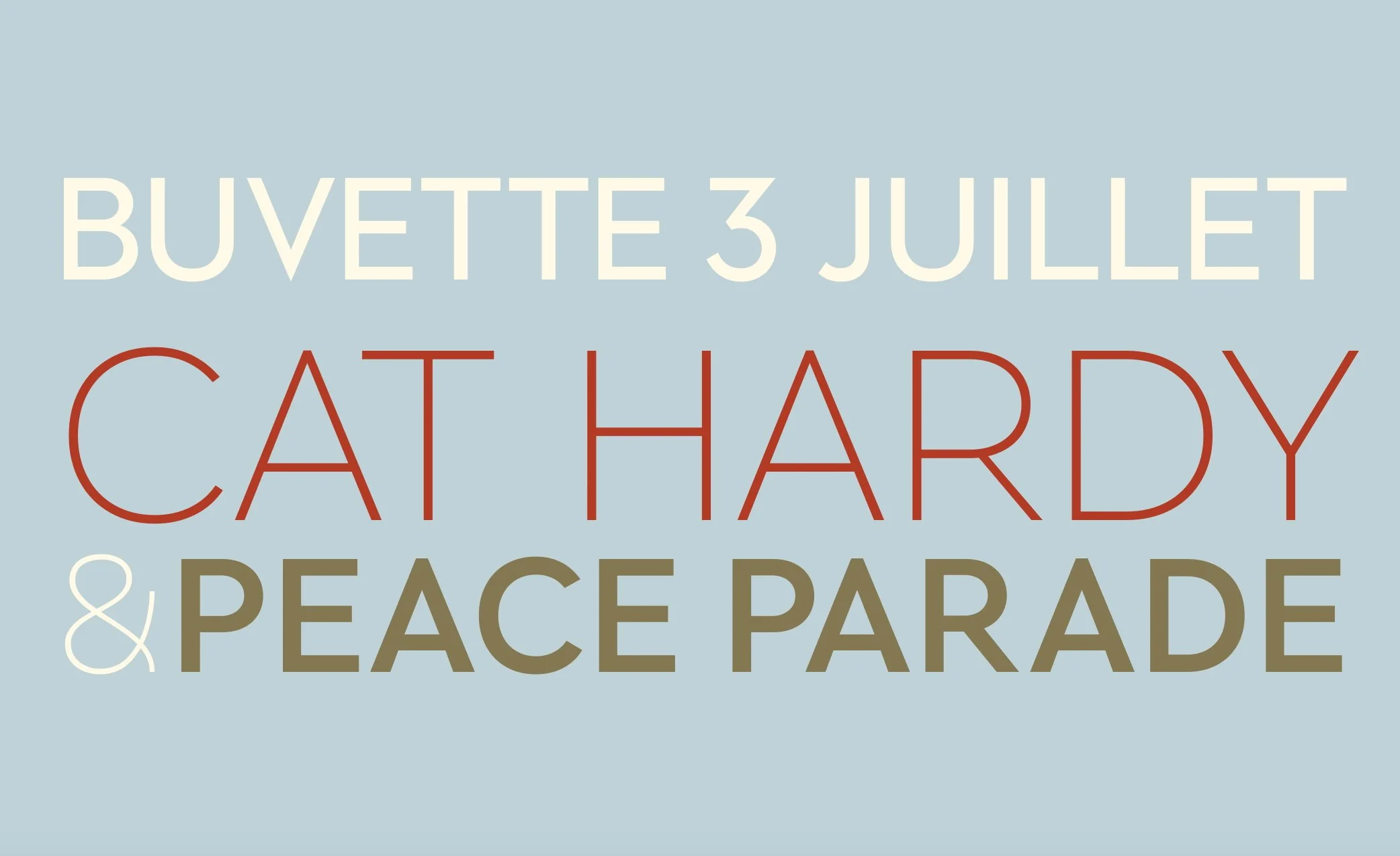 Buvette 3 juillet 2026