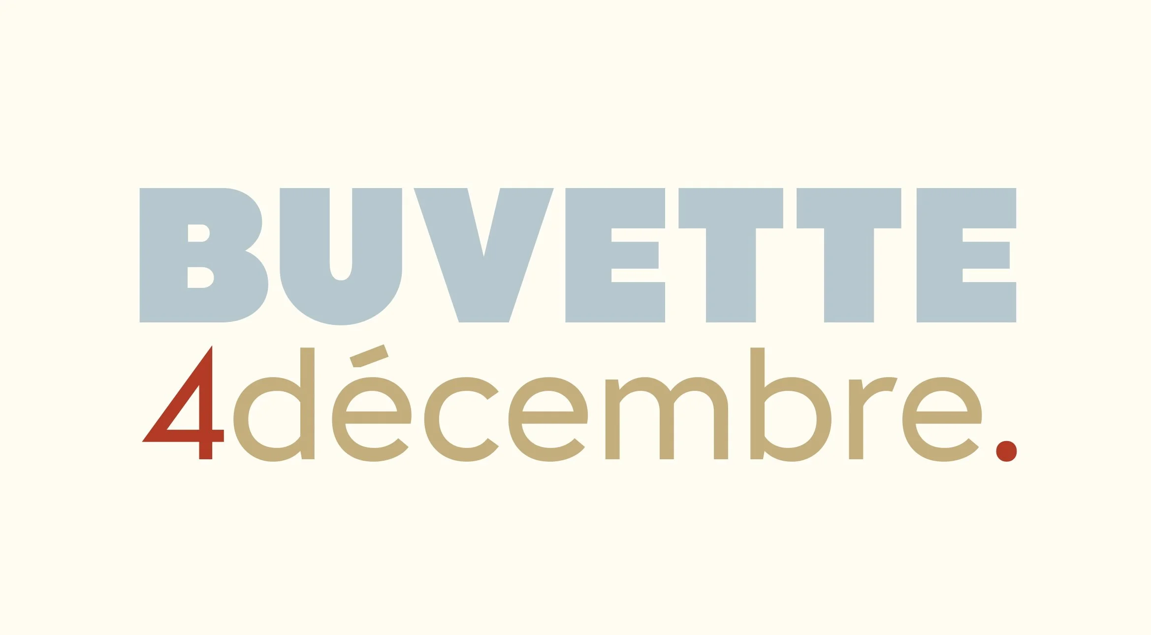 Buvette 4 décembre 2026