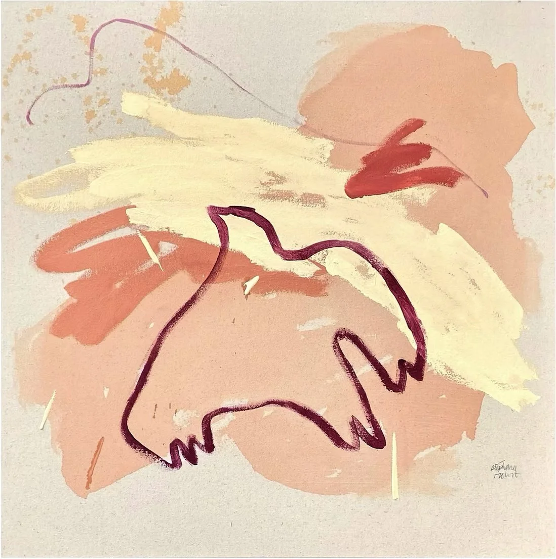 Besoin de beauté 01, 2024, 30” x 30”, CAD 1,600 $