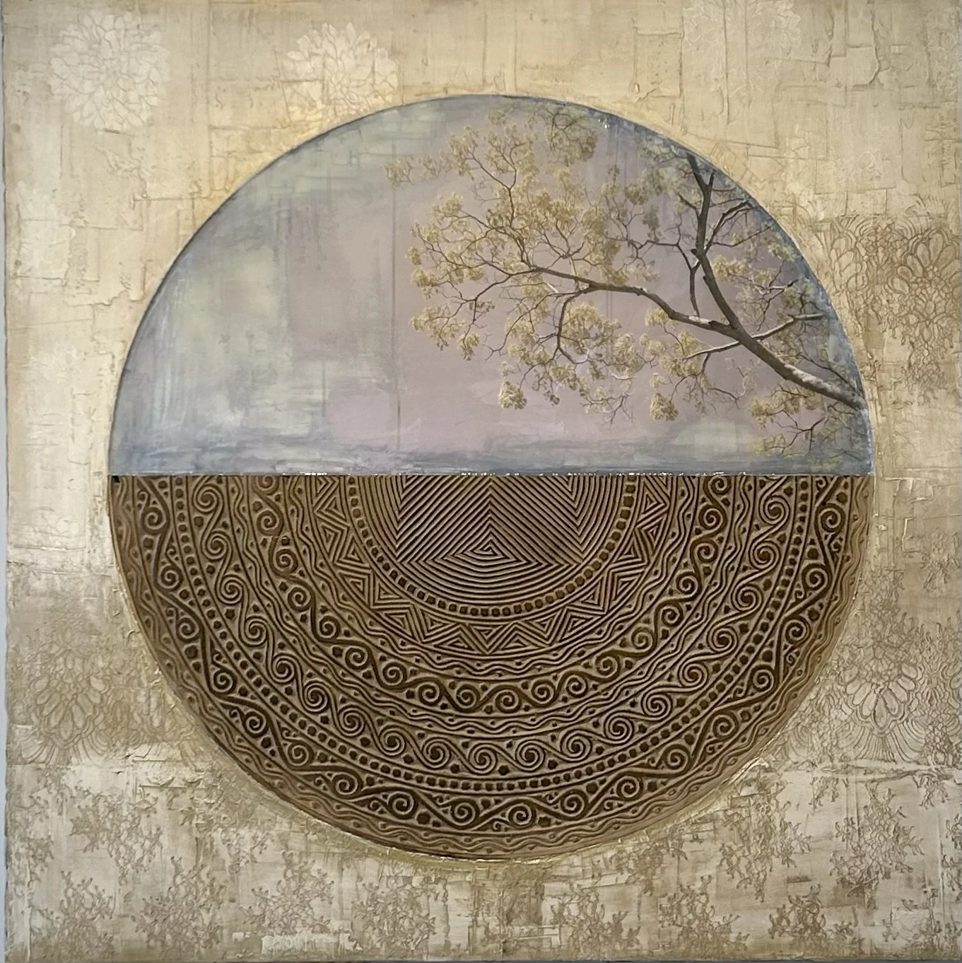 Golden river, 60" x 60", CAD 8,900 $