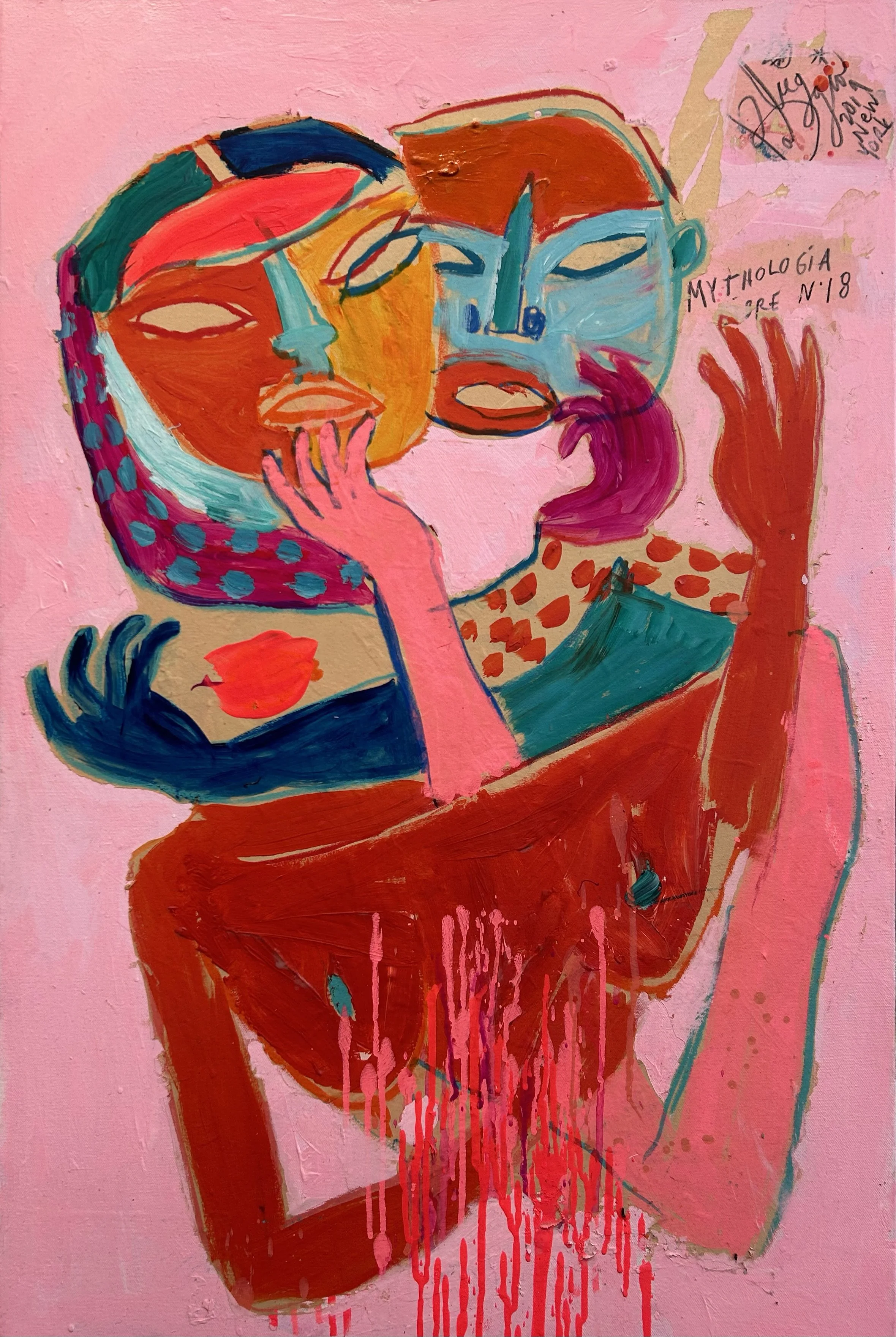 Mythologia Libre No 18 (Series of 28)
24 X 36 in. / 61 X 92 cm, prix sur demande