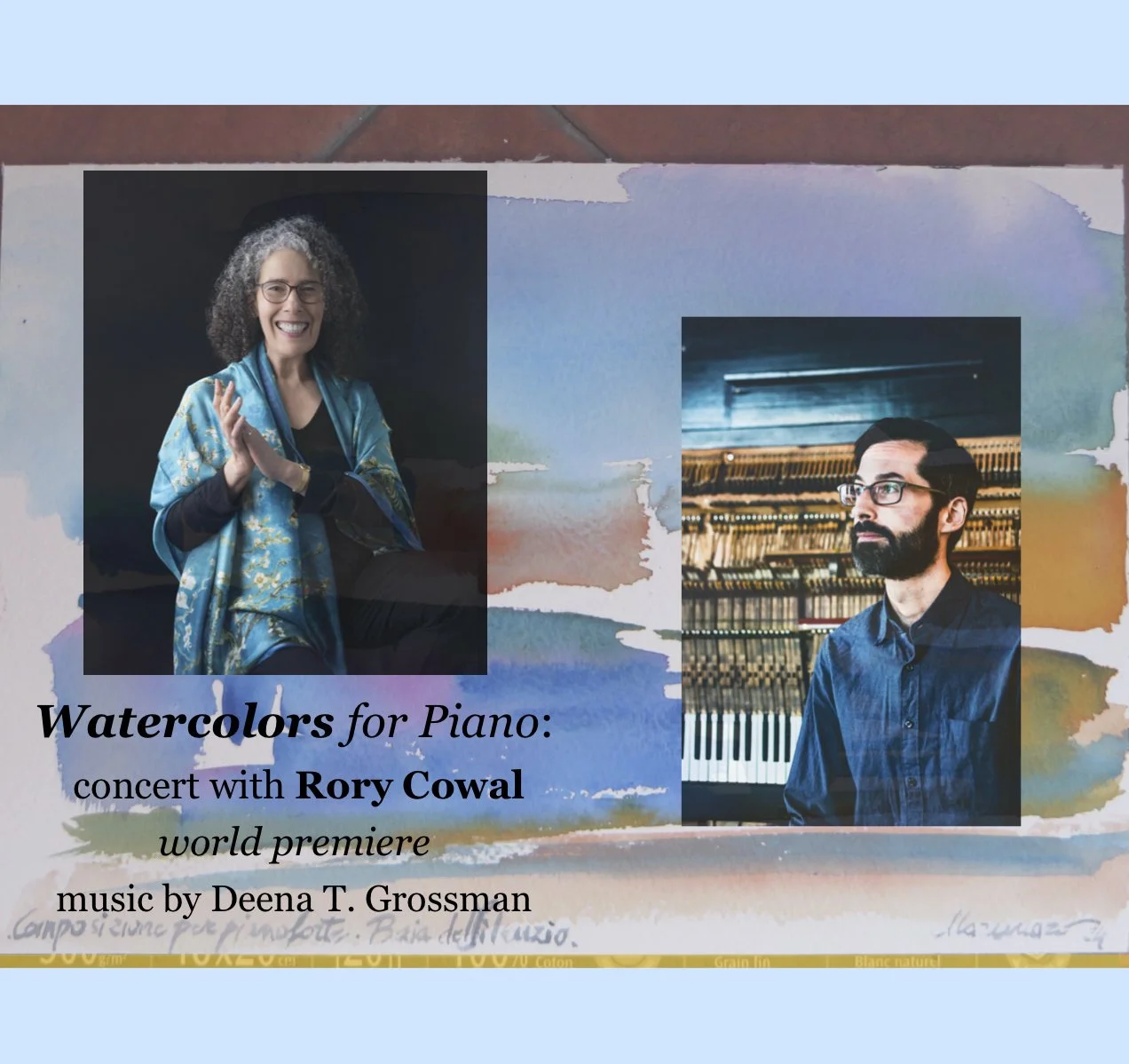 Watercolors for piano