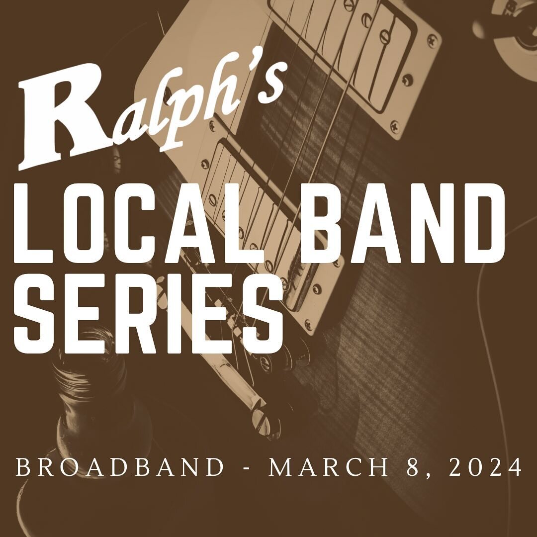 We are beyond excited to have @_broadband as our first local band in our monthly Local Band Series! 

Come out for dinner at our steakhouse or pub and stay for a night of dancing and rocking out with Broadband! 

Doors open @ 9:00pm 
Show starts @ 9: