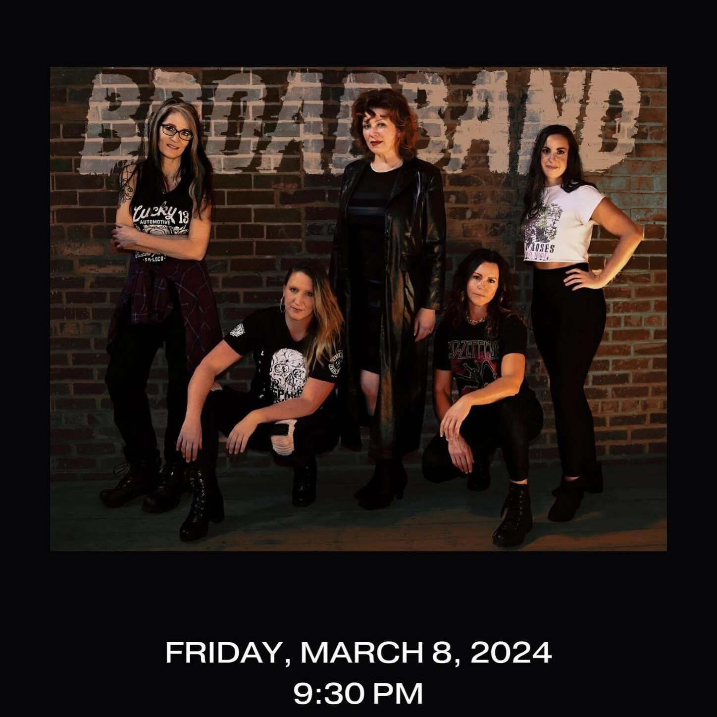 What better way to celebrate International Women&rsquo;s Day than rocking out with @_broadband !
These ladies will rock your socks off! 

Entry is FREE! 
Doors open at 9:00pm 

___________________

#ralphsmedicinehat #ralphsmh #ralphs #livemusic #IWD