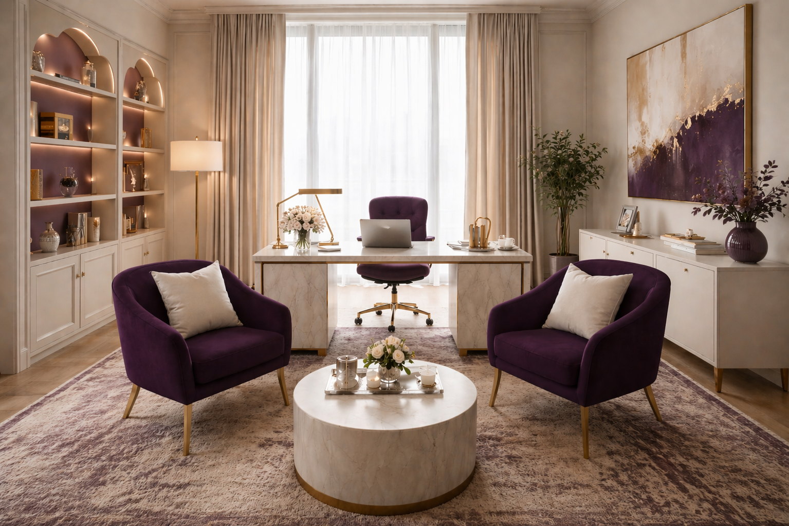 Elegant executive office