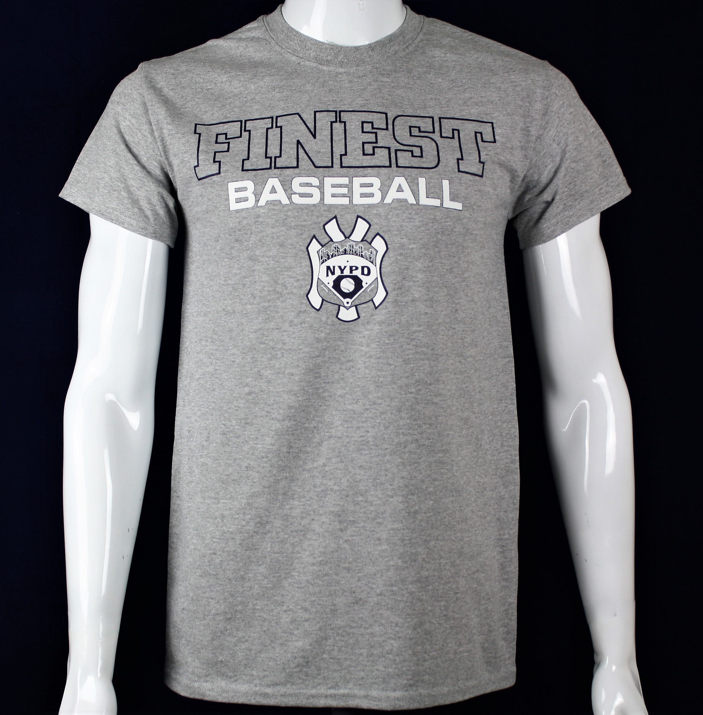 Finest NYPD Pre Game T Shirt NY Finest Baseball Club