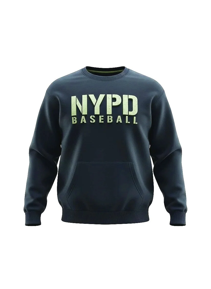 Item# S300 - NYPD New York's Finest Fidelis AD Mortem Pocket Crewneck Sweatshirt